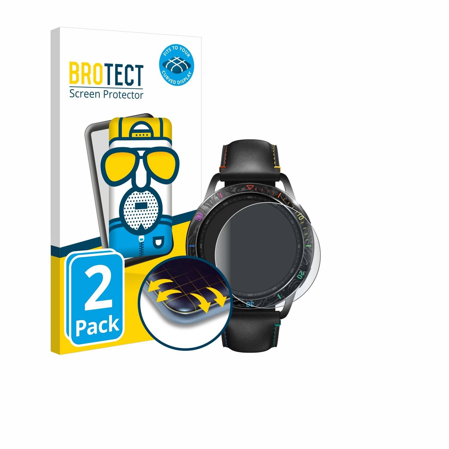 2x BROTECT Flex Matt Full-Screen Folie für Xiaomi Watch