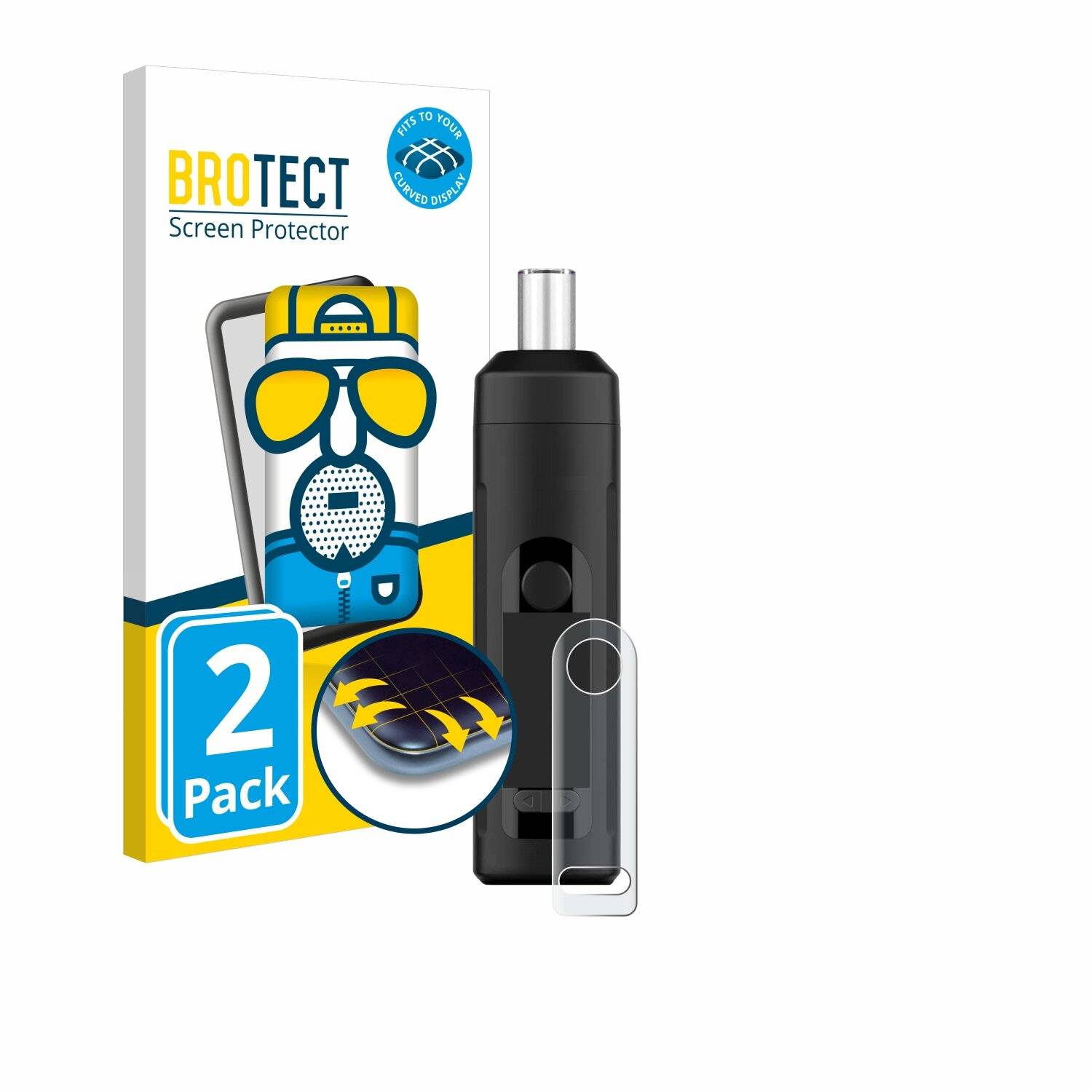 2x BROTECT Flex Matt Full-Screen Folie für Norddampf