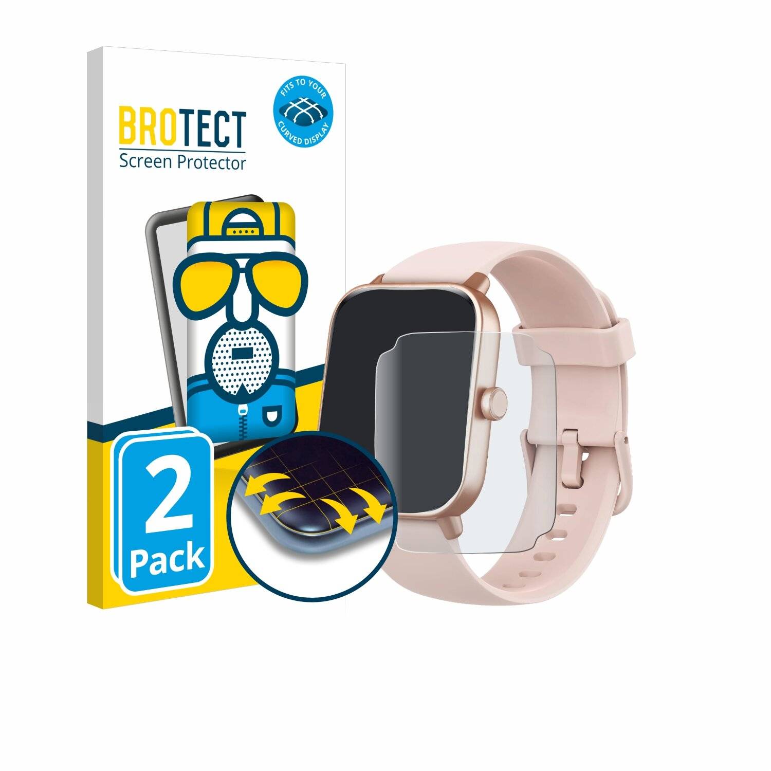 2x BROTECT Flex Matt Full-Screen Folie für Enomir