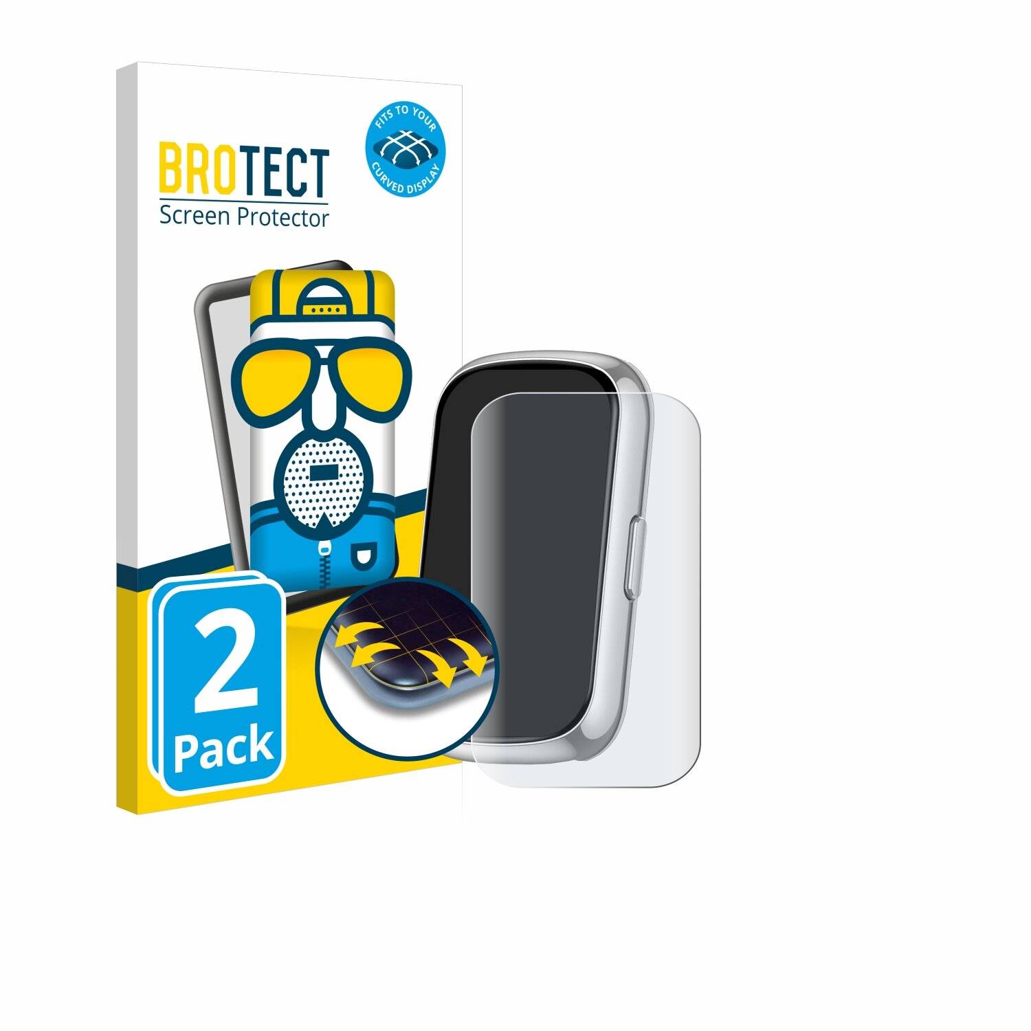 2x BROTECT Flex Matt Full-Screen Folie für Sanorum CS5