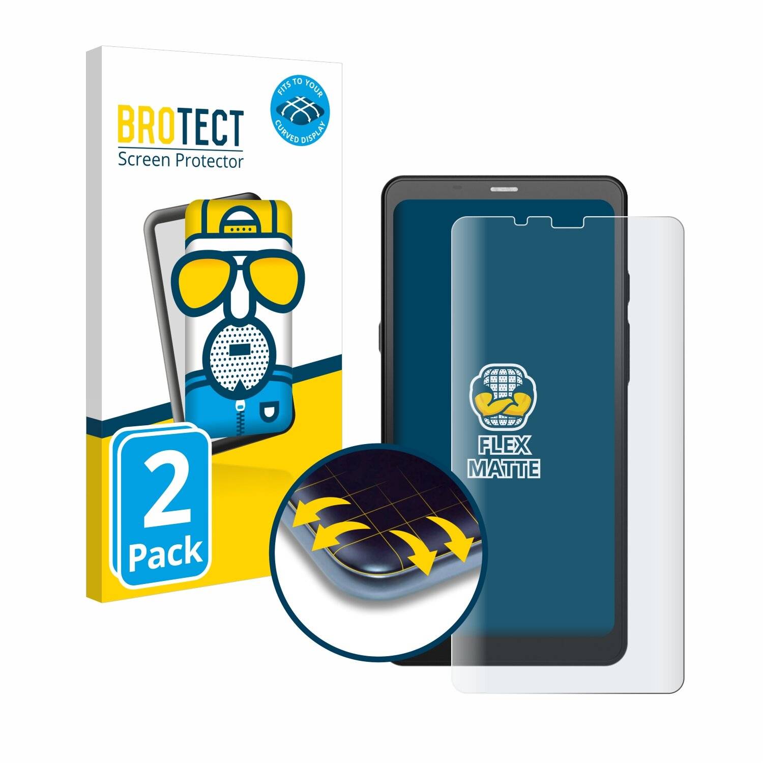 2x BROTECT Flex Matt Full-Screen Folie für Onyx Boox Palma