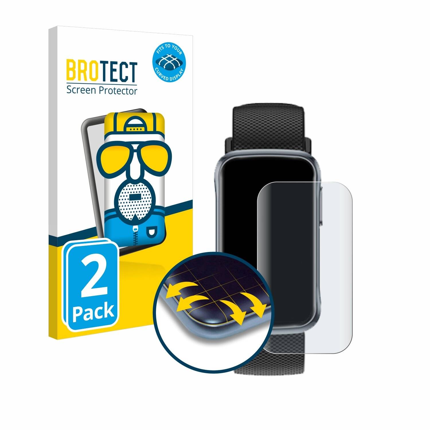 2x BROTECT Flex Matt Full-Screen Folie für TIMU T32