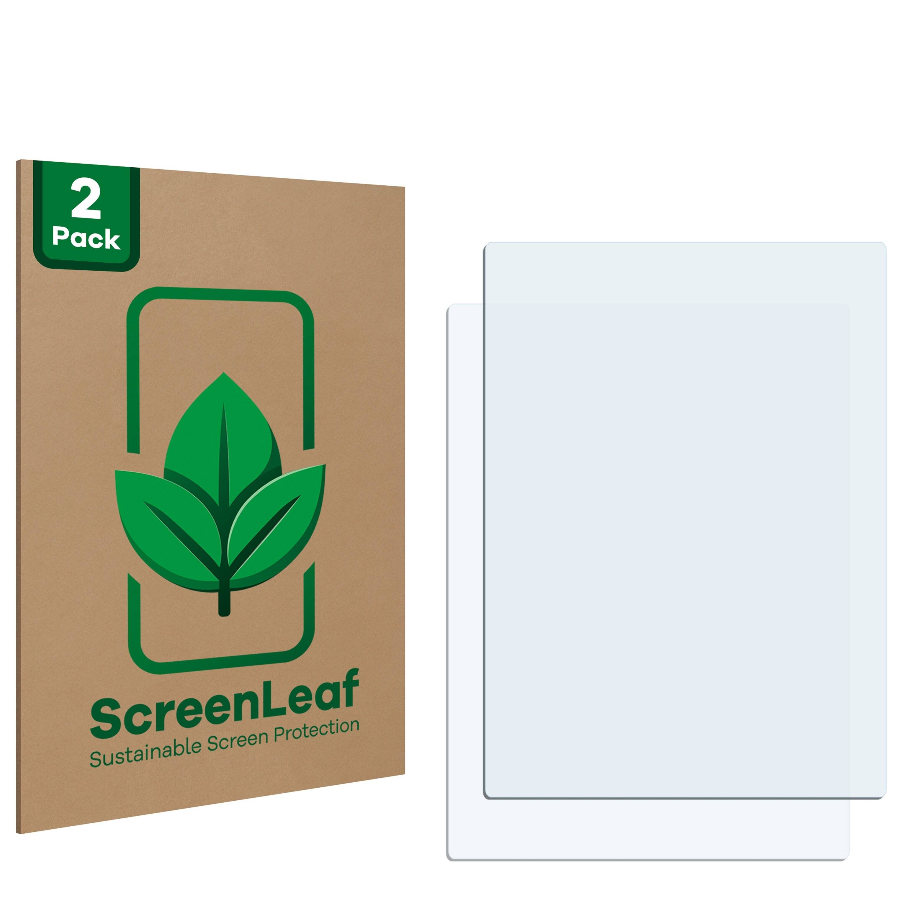 2x ScreenLeaf Clear Nachhaltiger Displayschutz für Camcorder mit 3.5 Zoll Displays [51.1 mm