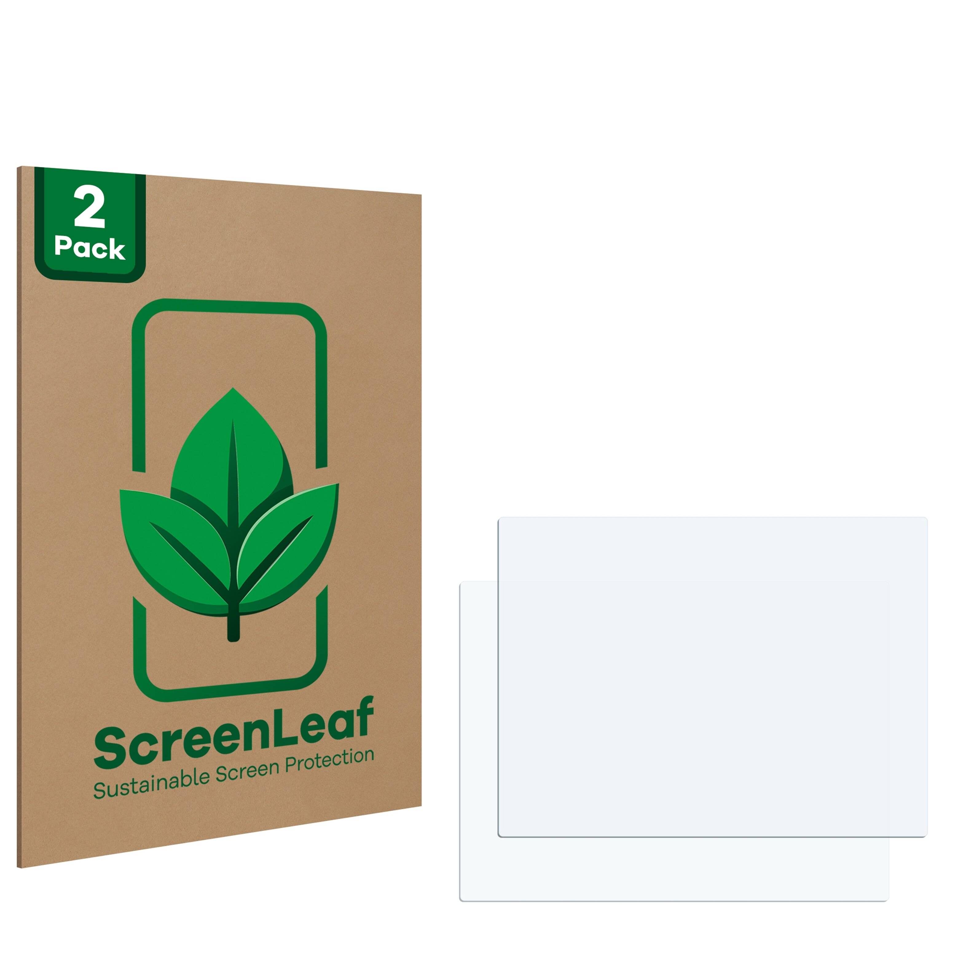 2x ScreenLeaf Clear Nachhaltiger Displayschutz für Tablets mit 10.4 Zoll Displays [210 mm x