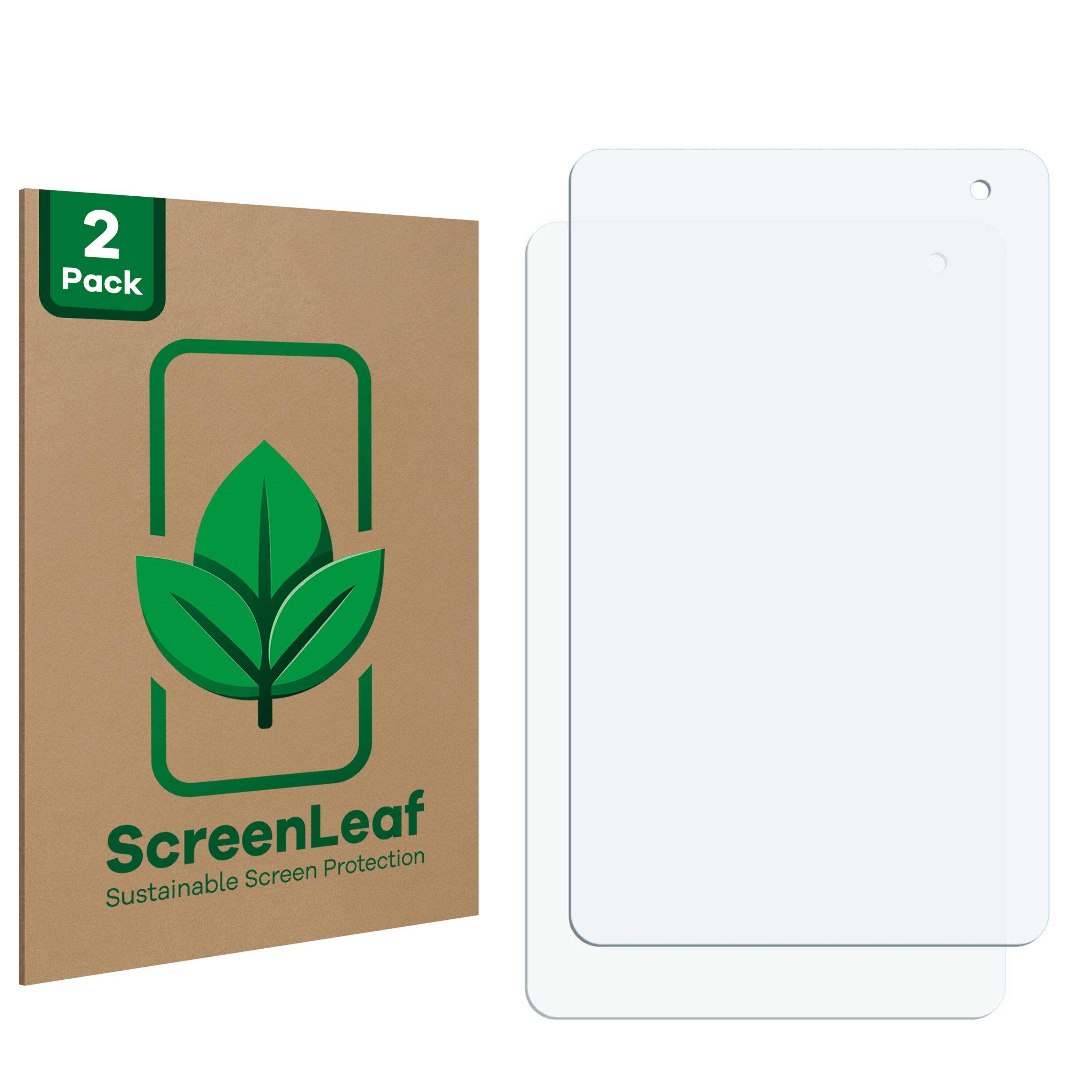 2x ScreenLeaf Clear Nachhaltiger Displayschutz für Dell Venue 8 Pro