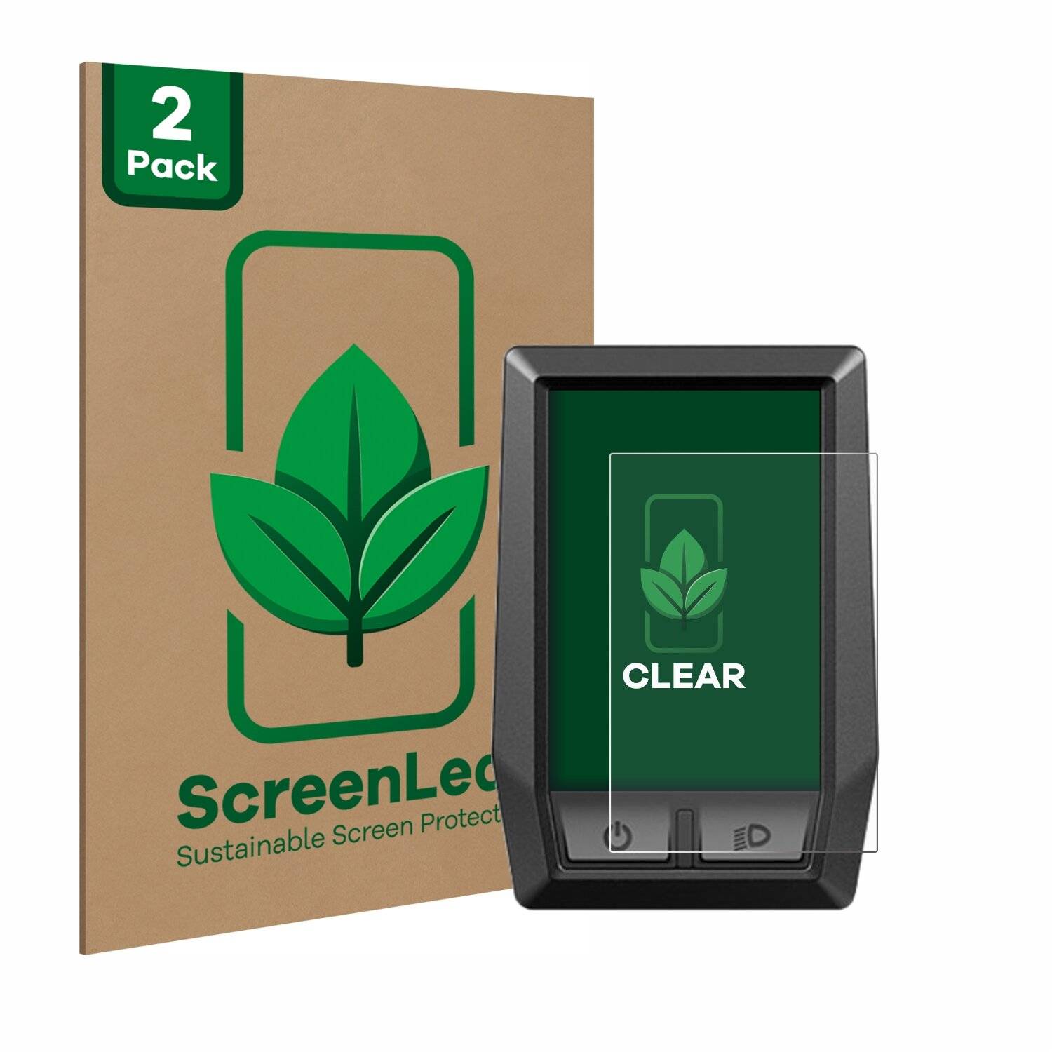 2x ScreenLeaf Clear Nachhaltiger Displayschutz für Bosch