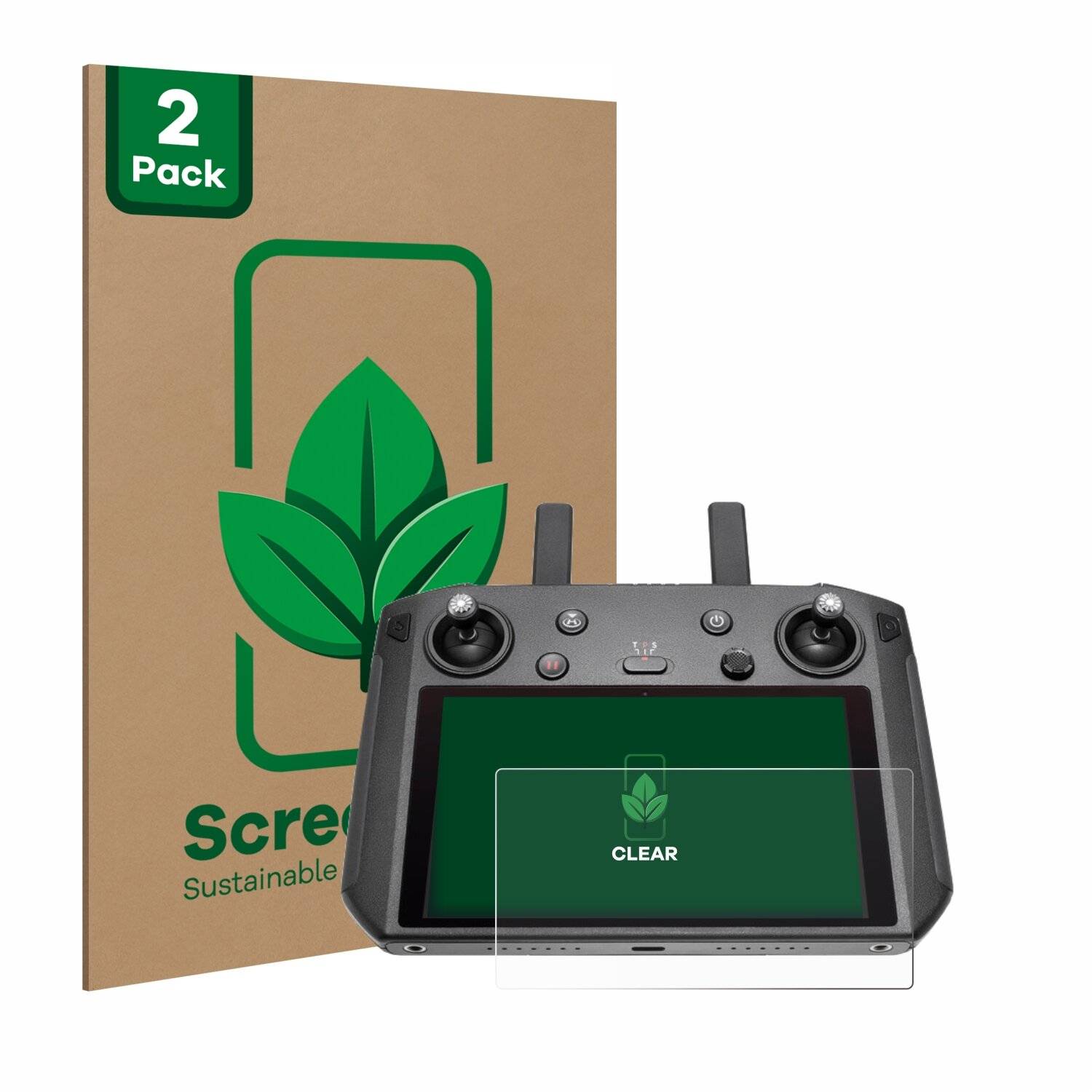 2x ScreenLeaf Clear Nachhaltiger Displayschutz für DJI Smart