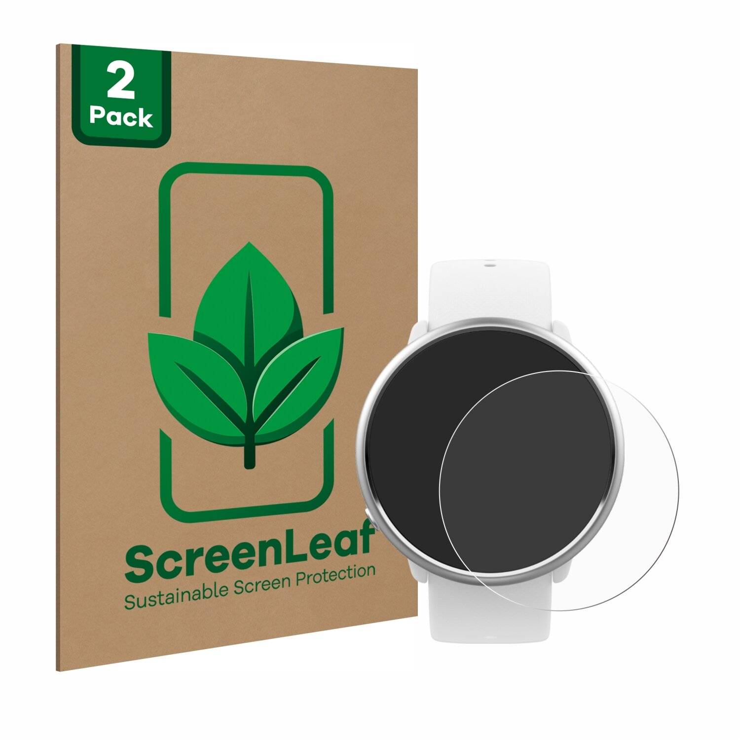 2x ScreenLeaf Clear Nachhaltiger Displayschutz für Polar
