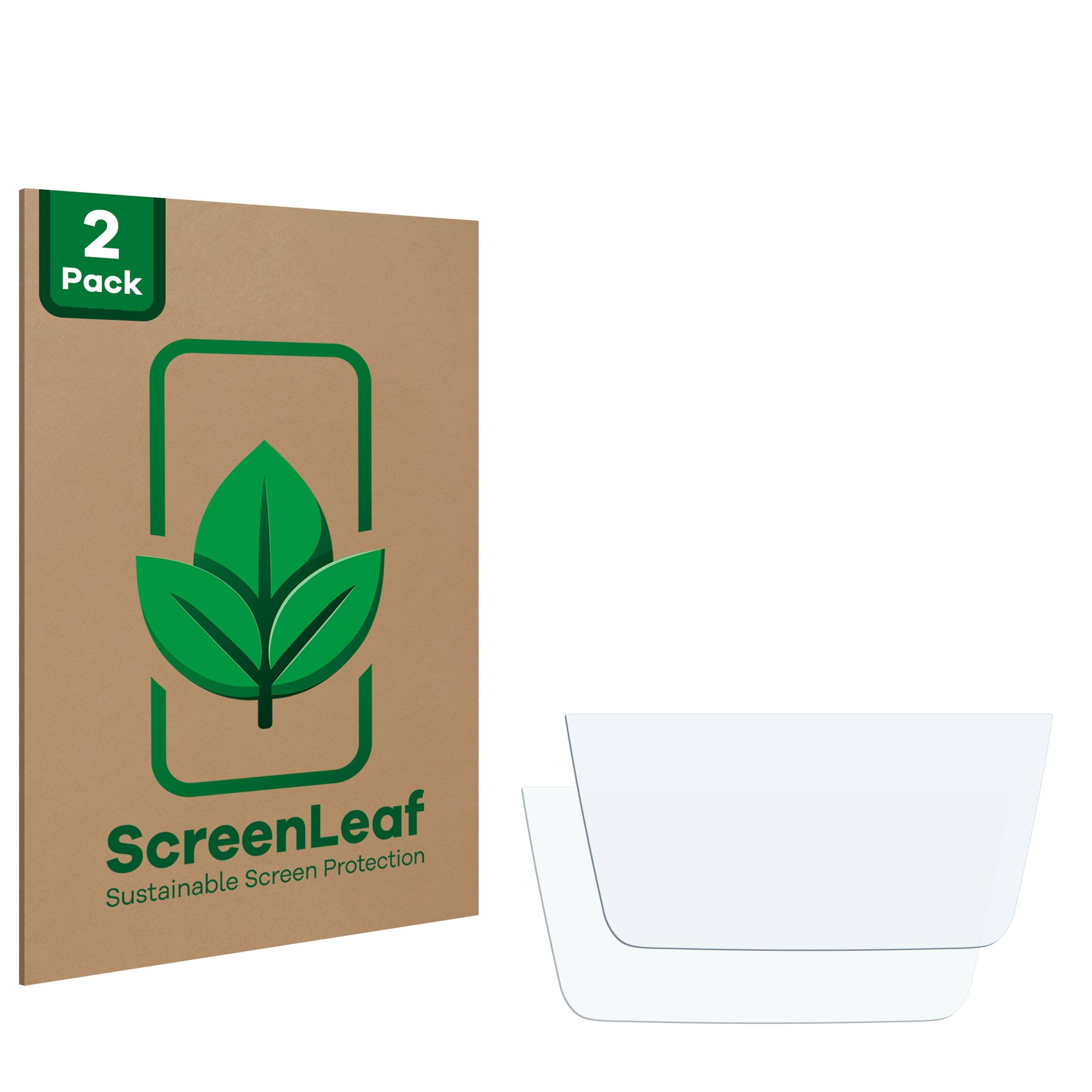 2x ScreenLeaf Clear Nachhaltiger Displayschutz für Opel Astra K 1.4 Sports Tourer 2016 900