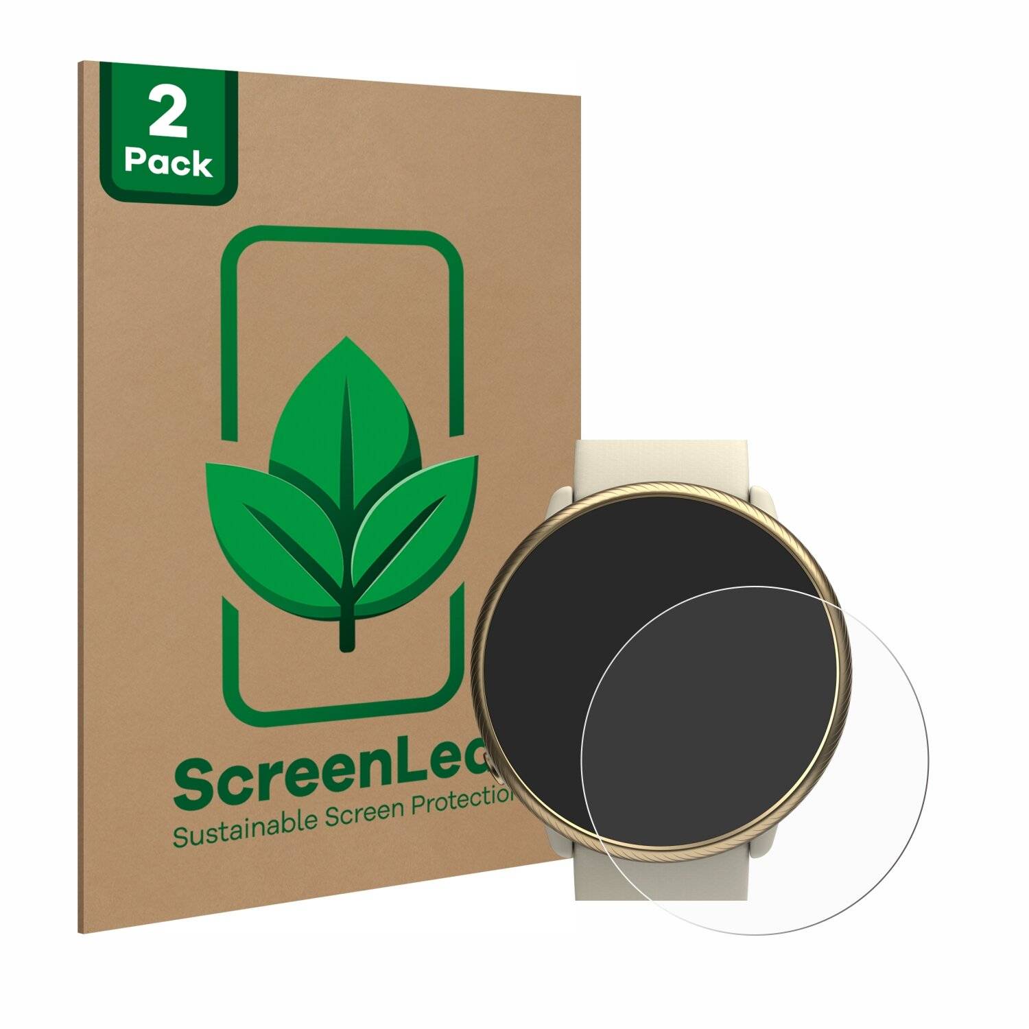 2x ScreenLeaf Clear Nachhaltiger Displayschutz für Polar Ignite