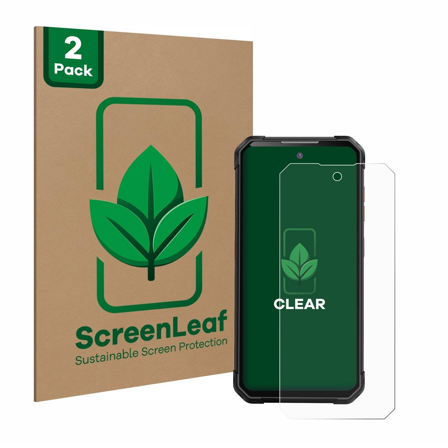 2x ScreenLeaf Clear Nachhaltiger Displayschutz für iiiF150