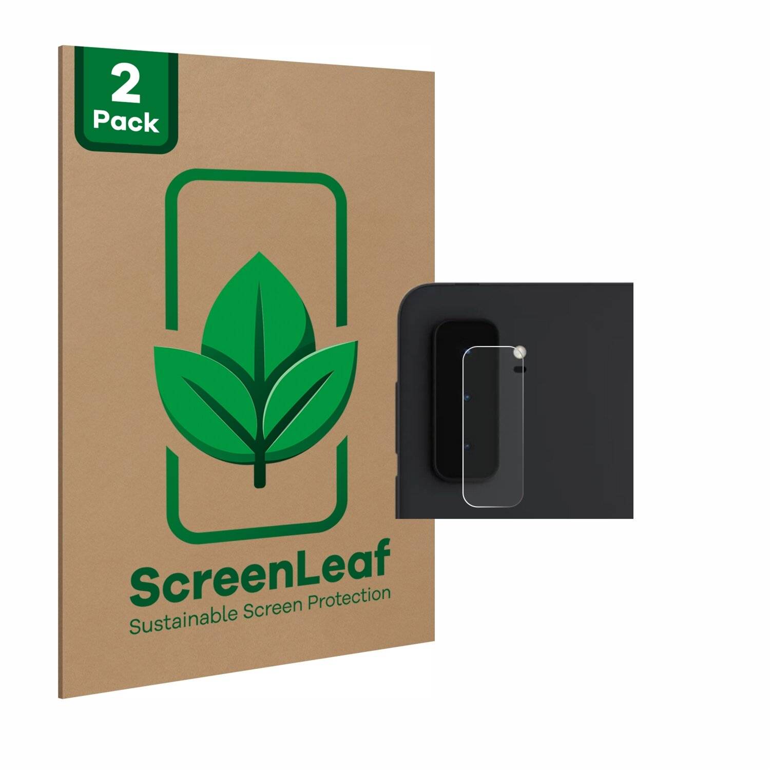 2x ScreenLeaf Clear Nachhaltiger Displayschutz für Microsoft Surface Duo 2 (NUR