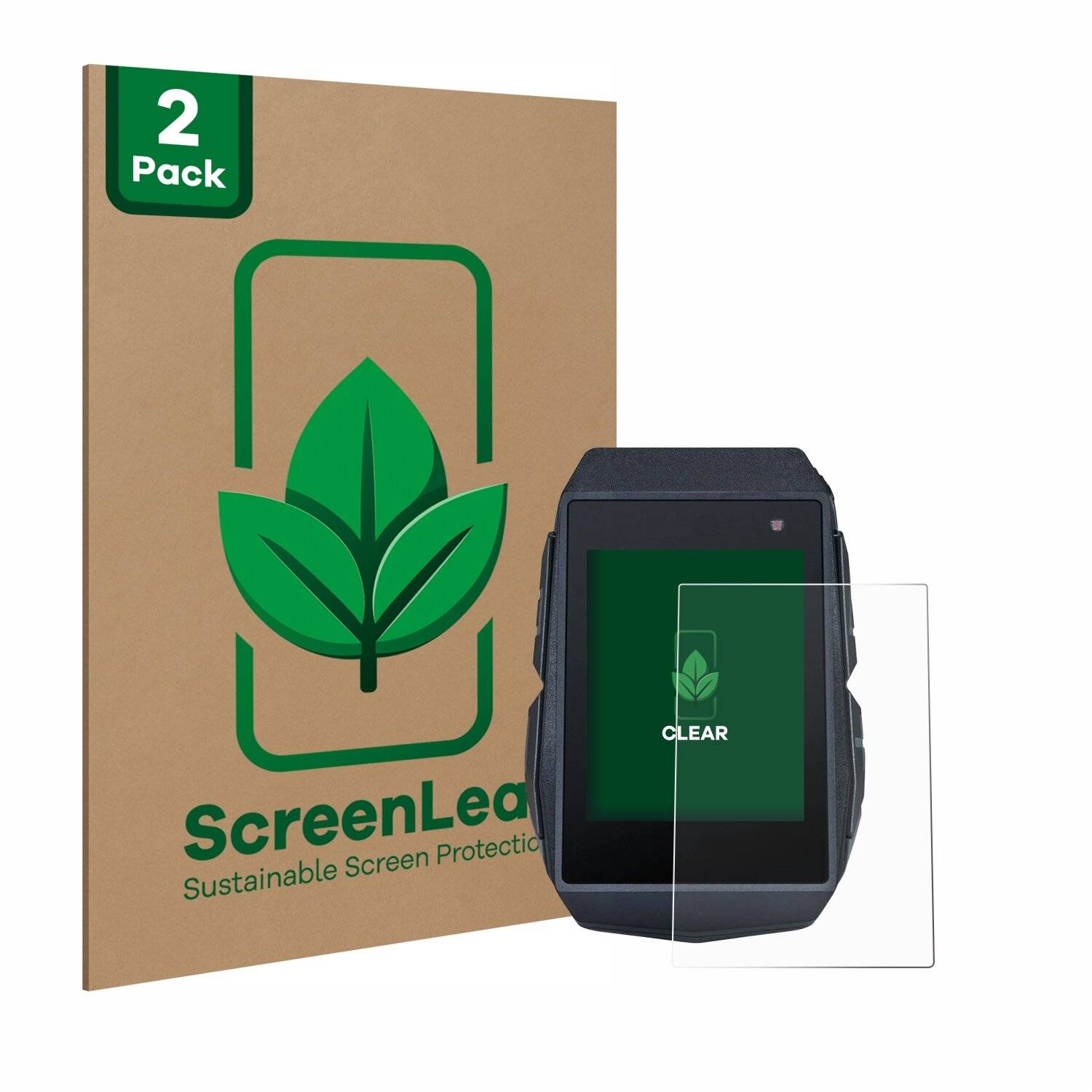 2x ScreenLeaf Clear Nachhaltiger Displayschutz für Sigma ROX 11.1