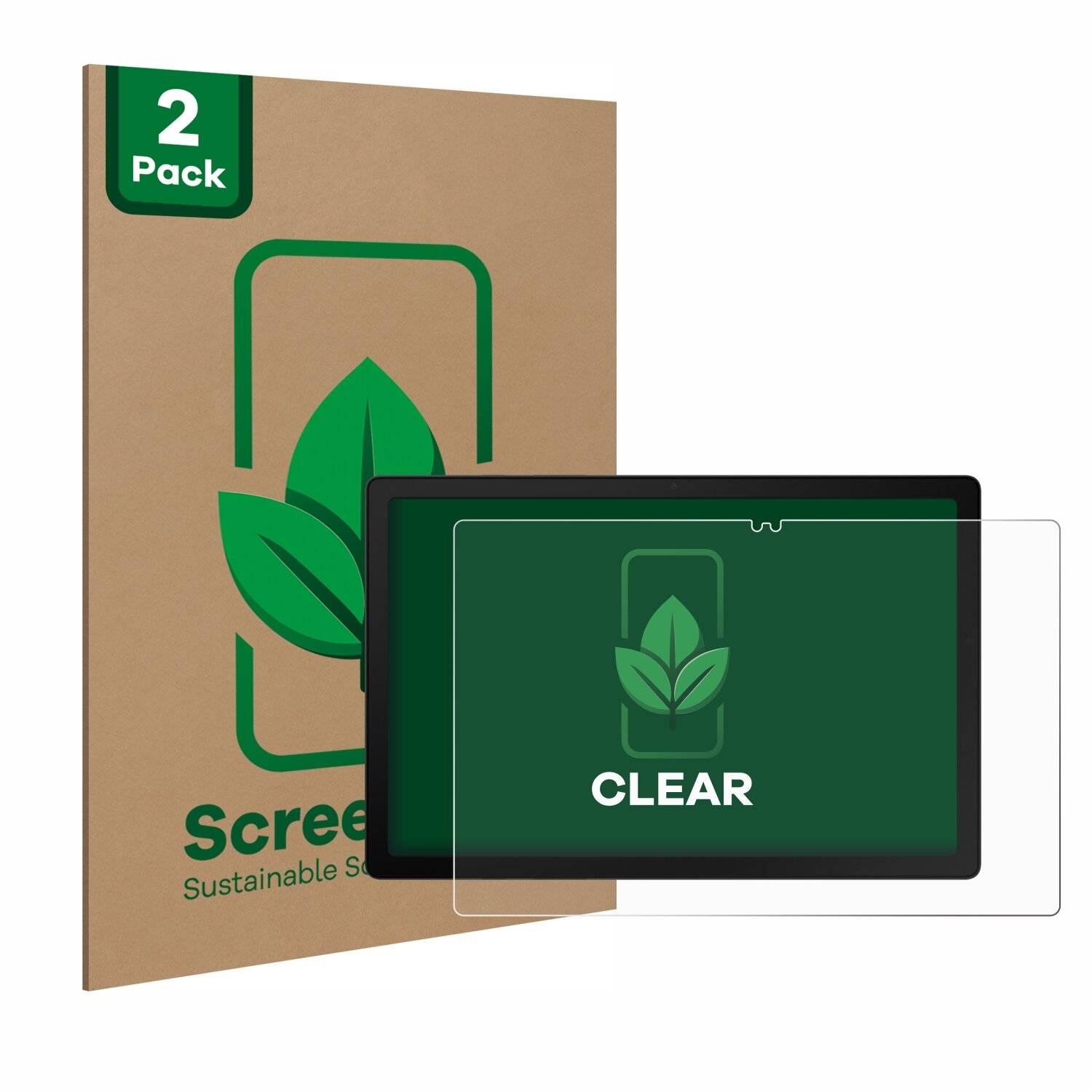2x ScreenLeaf Clear Nachhaltiger Displayschutz für Samsung Galaxy Tab A8