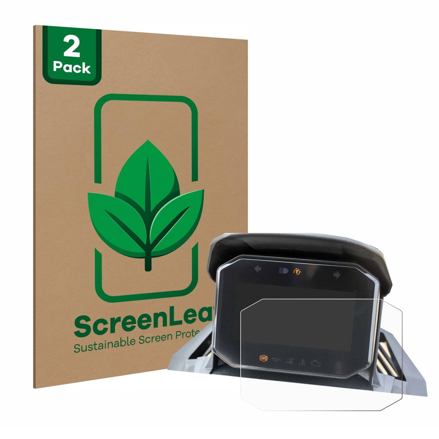 2x ScreenLeaf Clear Nachhaltiger Displayschutz für Honda