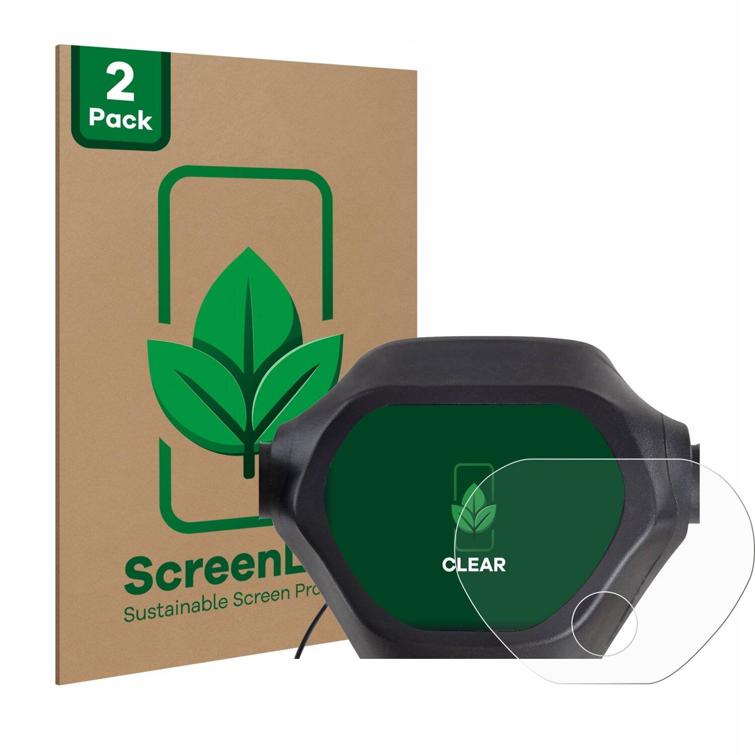 2x ScreenLeaf Clear Nachhaltiger Displayschutz für Epowerfun