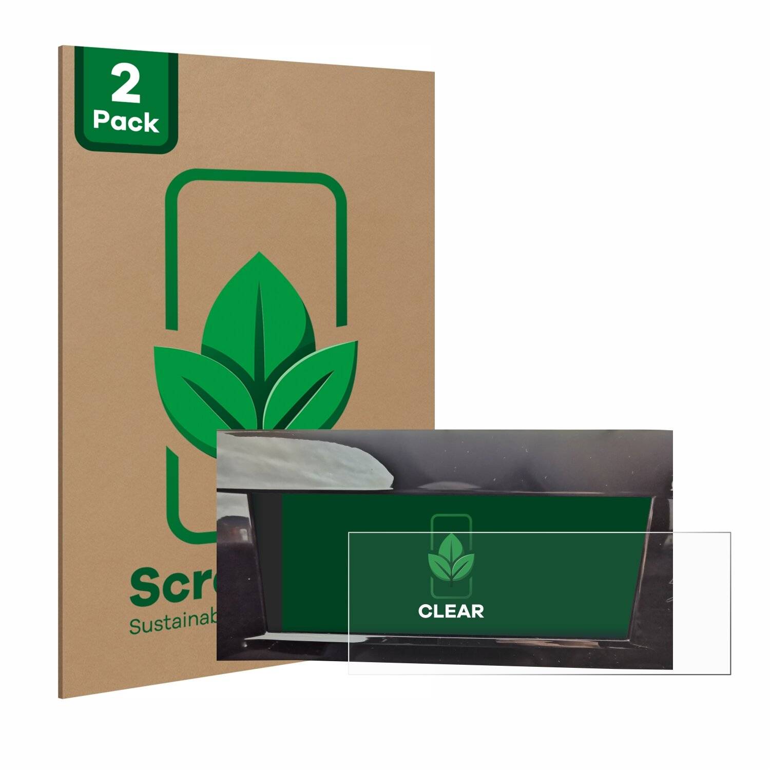 2x ScreenLeaf Clear Nachhaltiger Displayschutz für Opel Astra L 2022 Digital