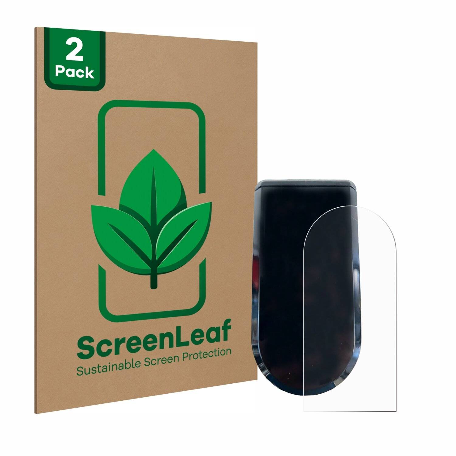 2x ScreenLeaf Clear Nachhaltiger Displayschutz für Egret