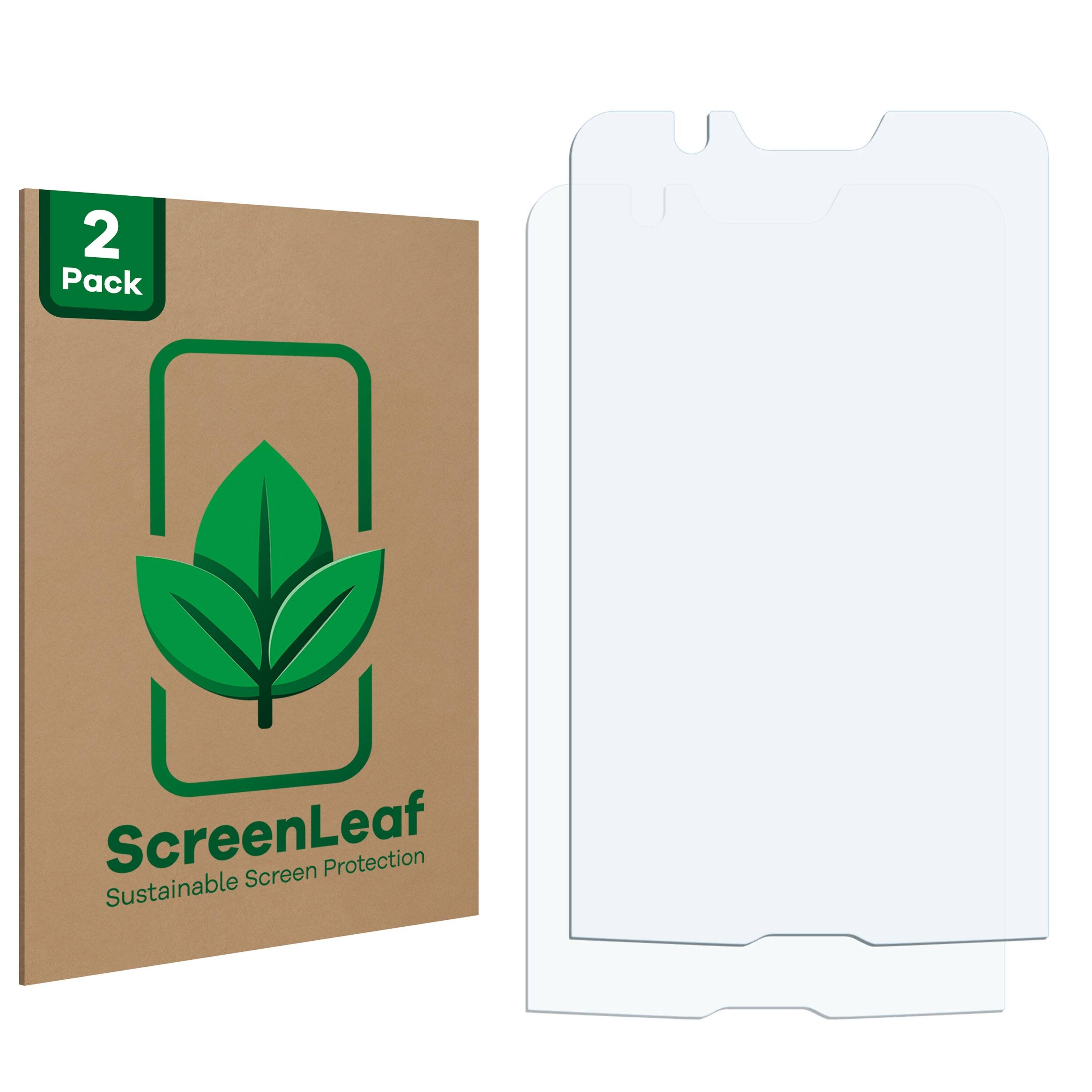 2x ScreenLeaf Clear Nachhaltiger Displayschutz für Sunmi