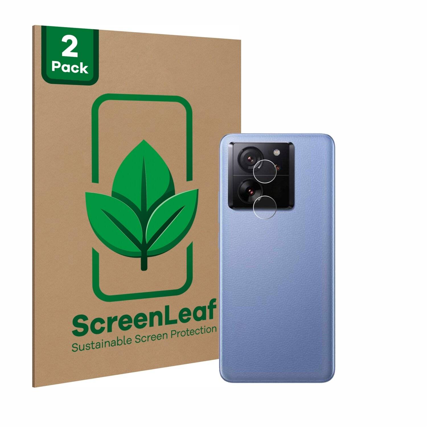 2x ScreenLeaf Clear Nachhaltiger Displayschutz für Xiaomi 13T Pro (NUR