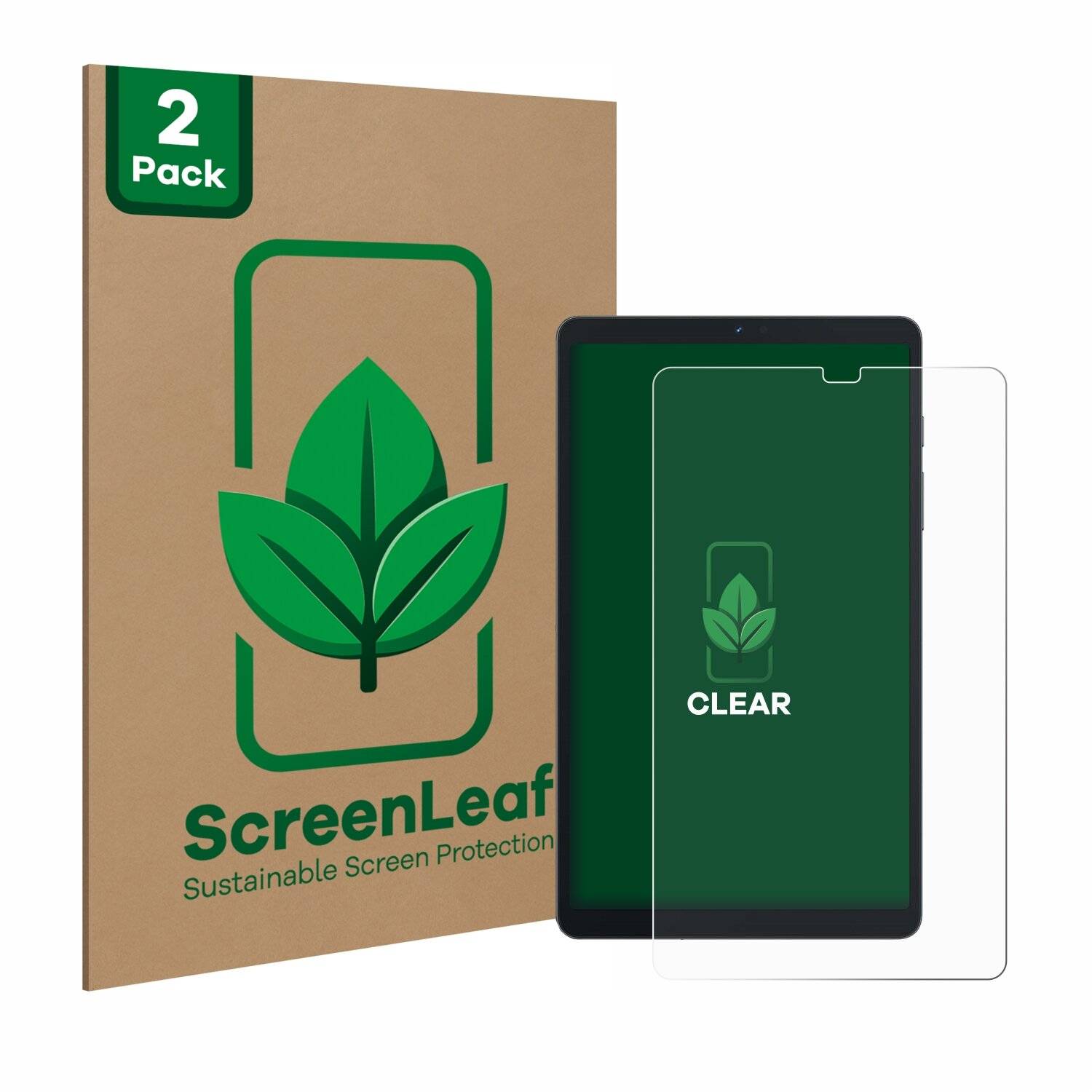 2x ScreenLeaf Clear Nachhaltiger Displayschutz für Blackview Tab