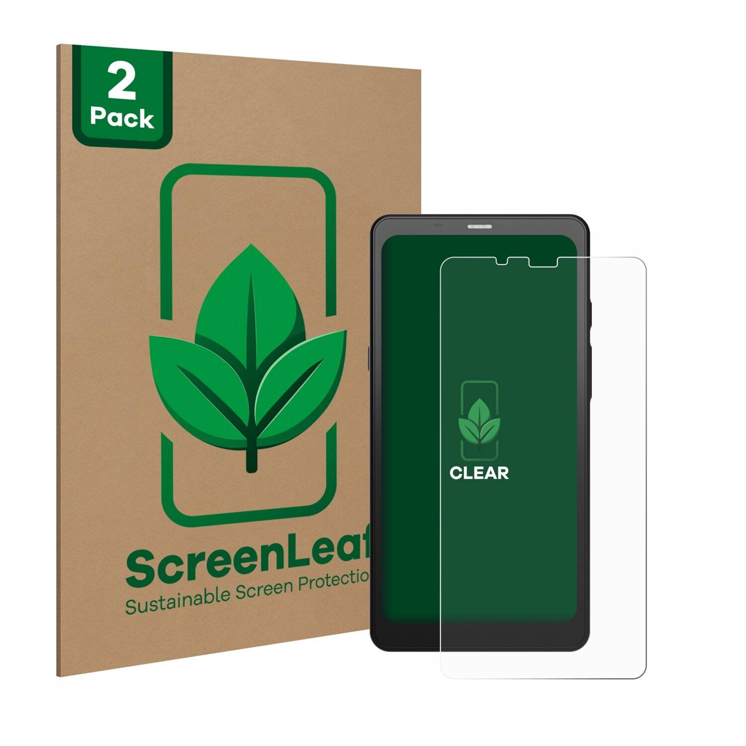 2x ScreenLeaf Clear Nachhaltiger Displayschutz für Onyx Boox