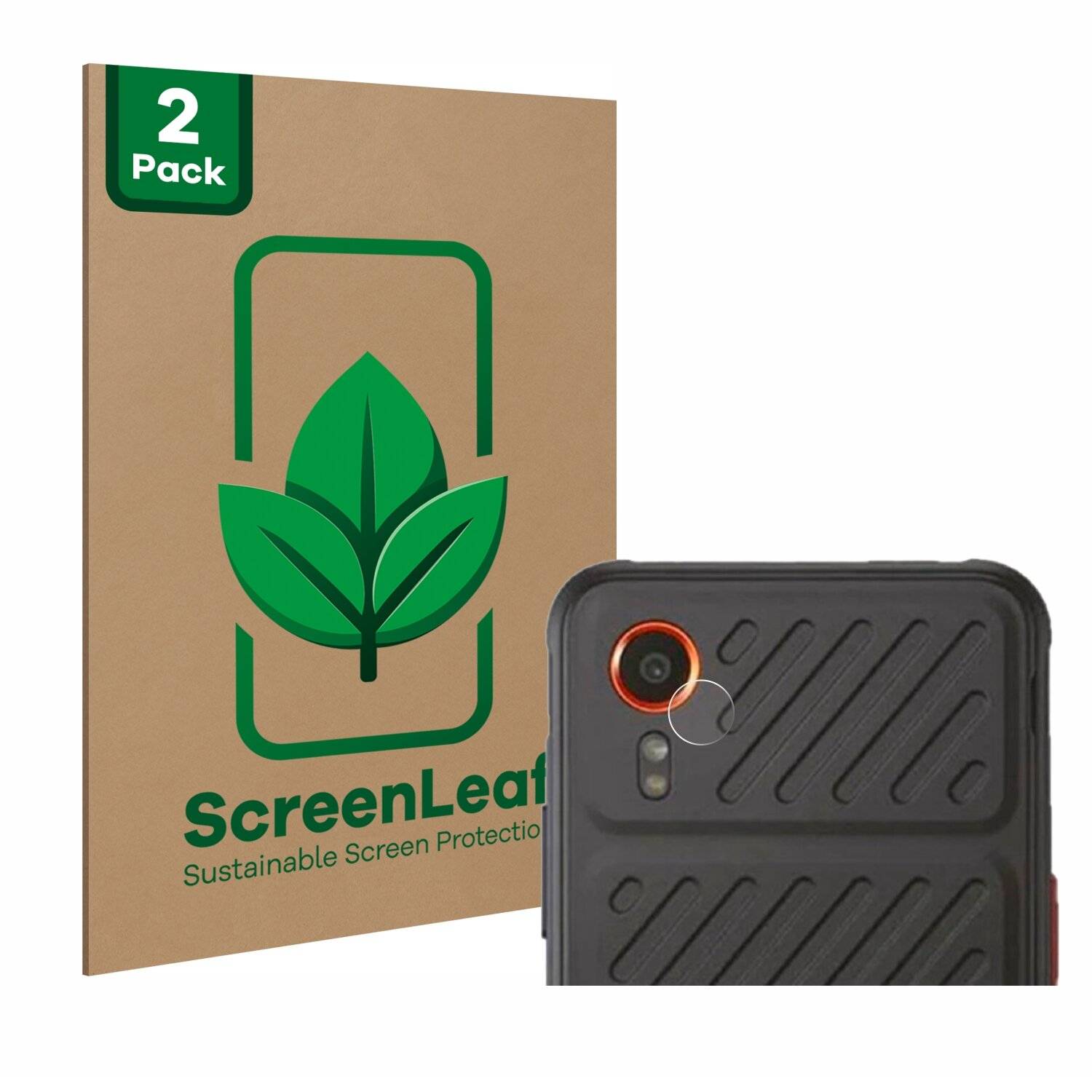 2x ScreenLeaf Clear Nachhaltiger Displayschutz für Samsung Galaxy XCover 7 (NUR