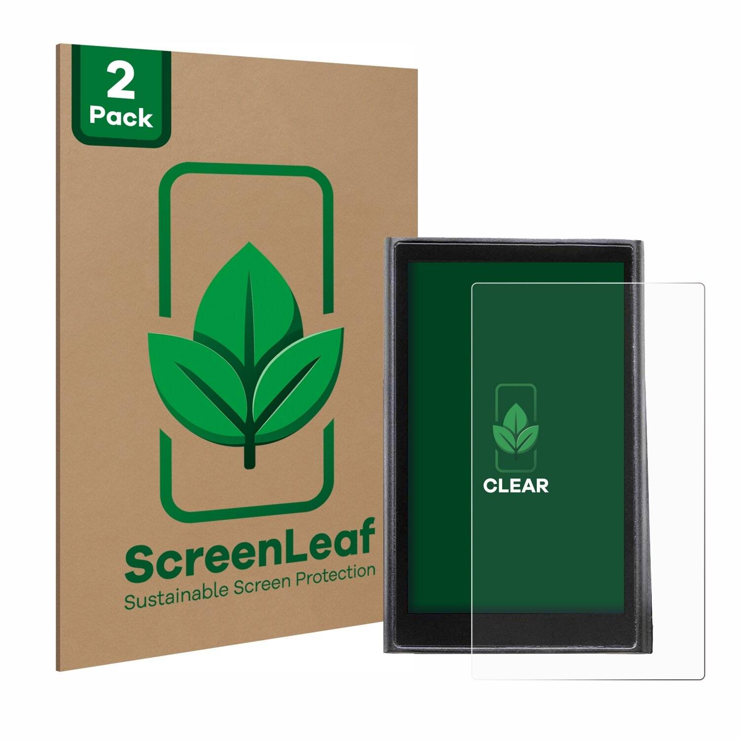 2x ScreenLeaf Clear Nachhaltiger Displayschutz für Vmax