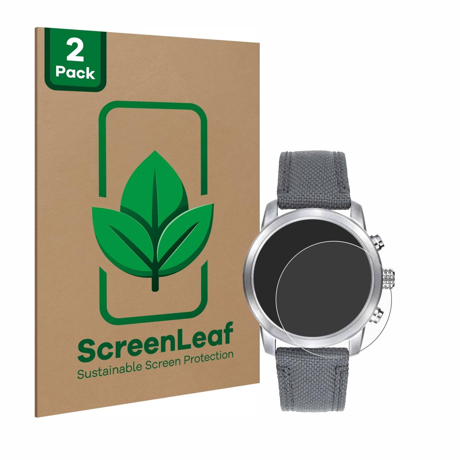 2x ScreenLeaf Clear Nachhaltiger Displayschutz für Citizen