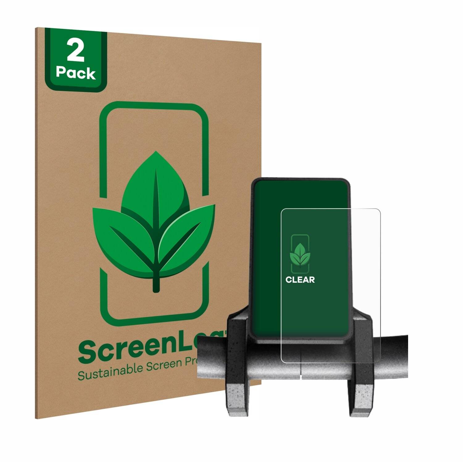 2x ScreenLeaf Clear Nachhaltiger Displayschutz für Joyor