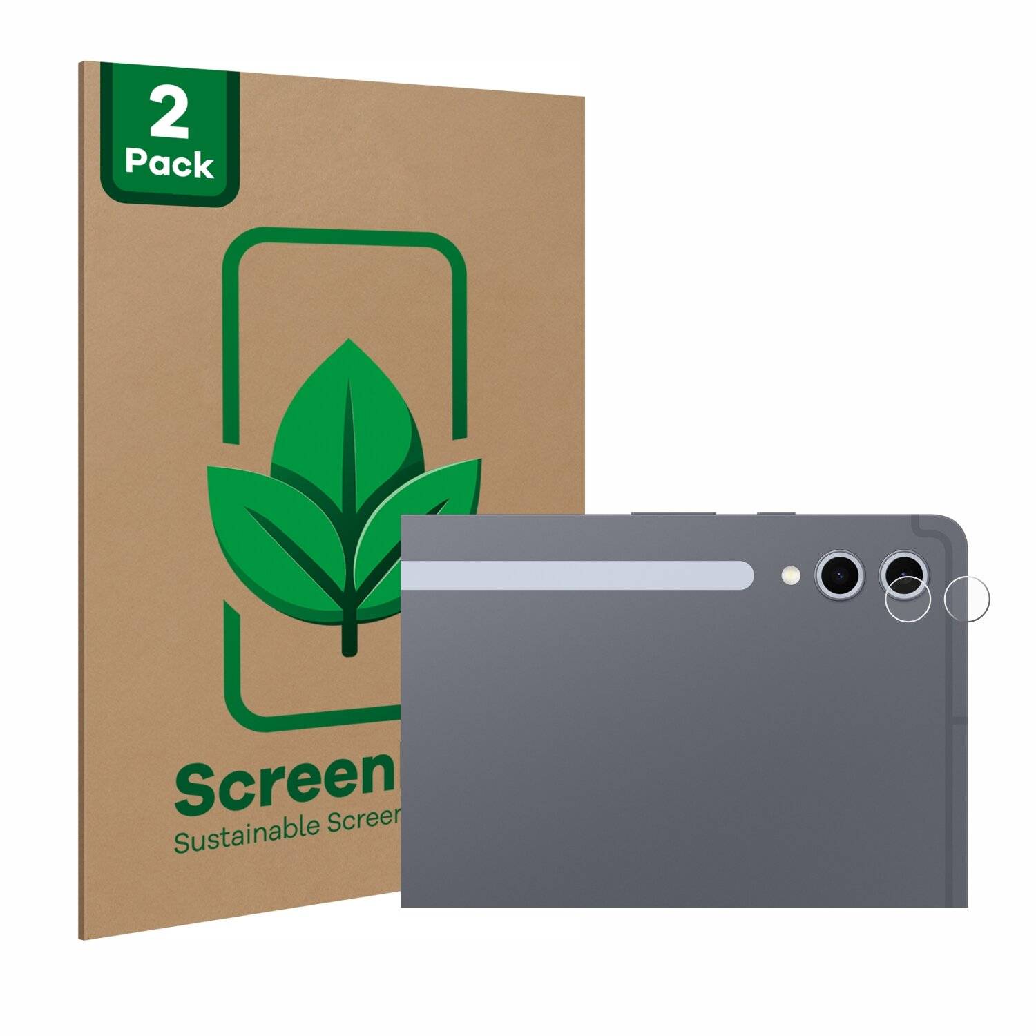 2x ScreenLeaf Clear Nachhaltiger Displayschutz für Samsung Galaxy Tab S10 Plus WiFi (NUR