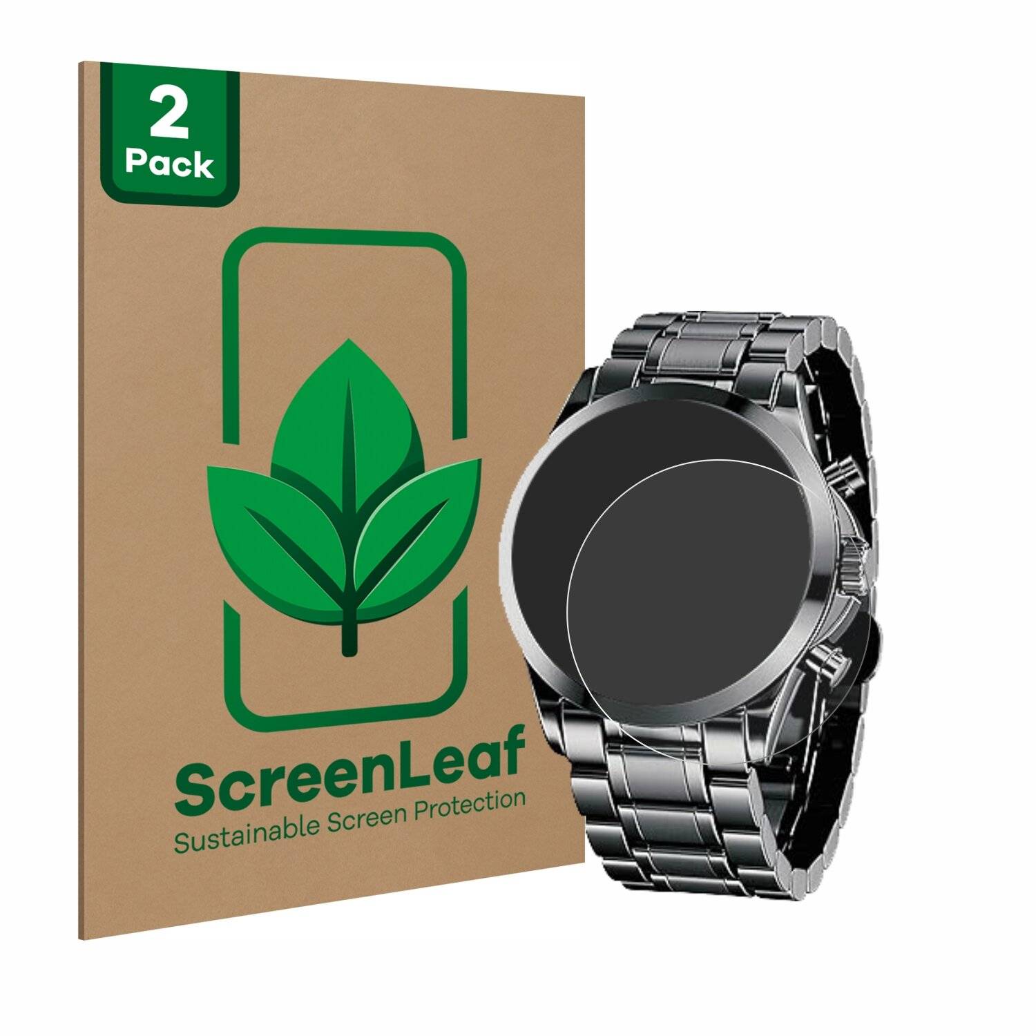 2x ScreenLeaf Clear Nachhaltiger Displayschutz für By Benyar