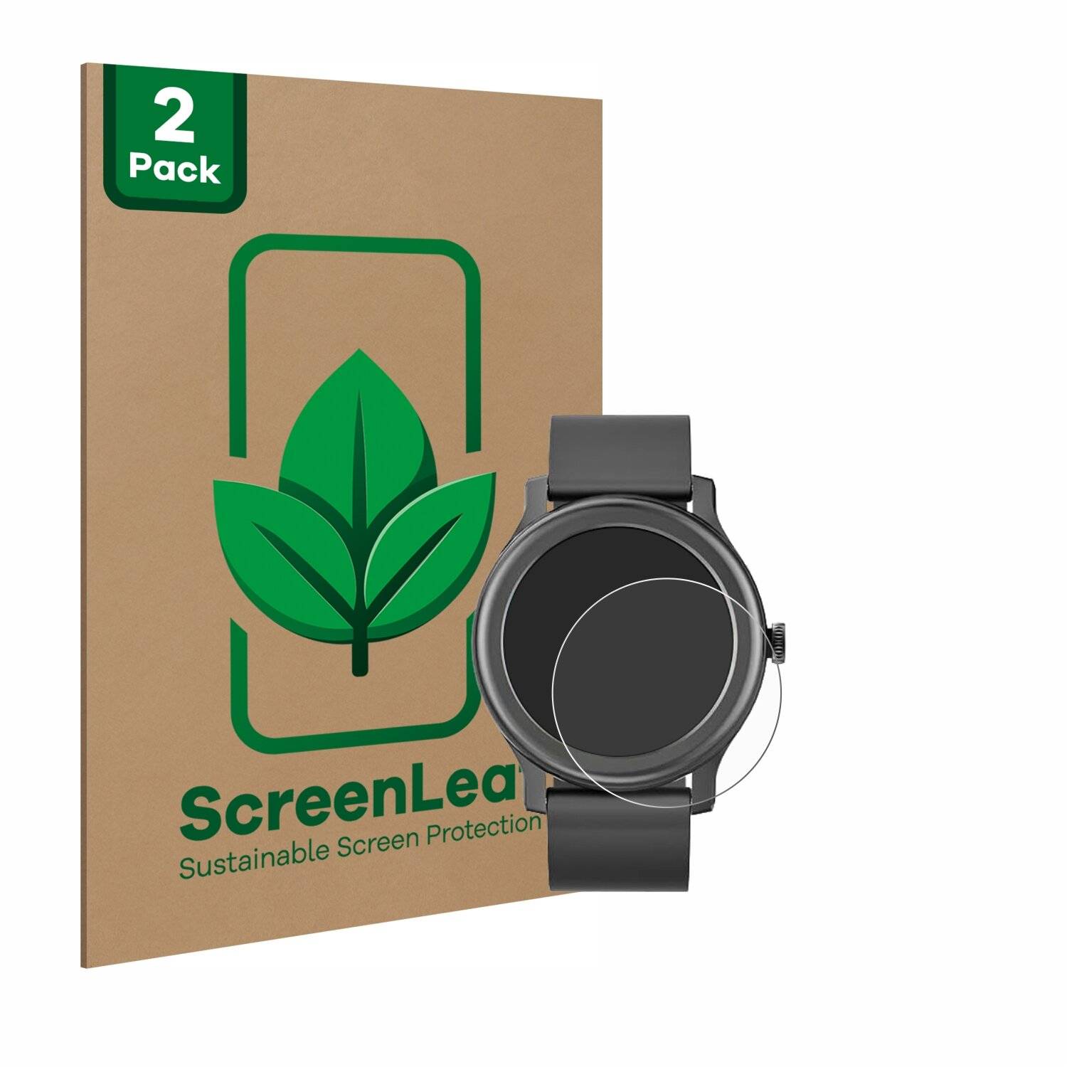 2x ScreenLeaf Clear Nachhaltiger Displayschutz für Pasonomi CT02