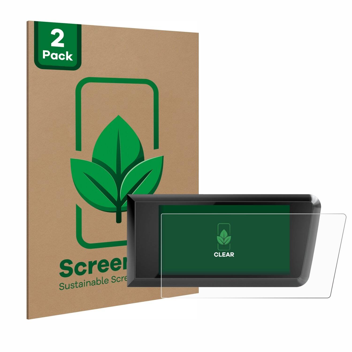 2x ScreenLeaf Clear Nachhaltiger Displayschutz für Bosch Purion