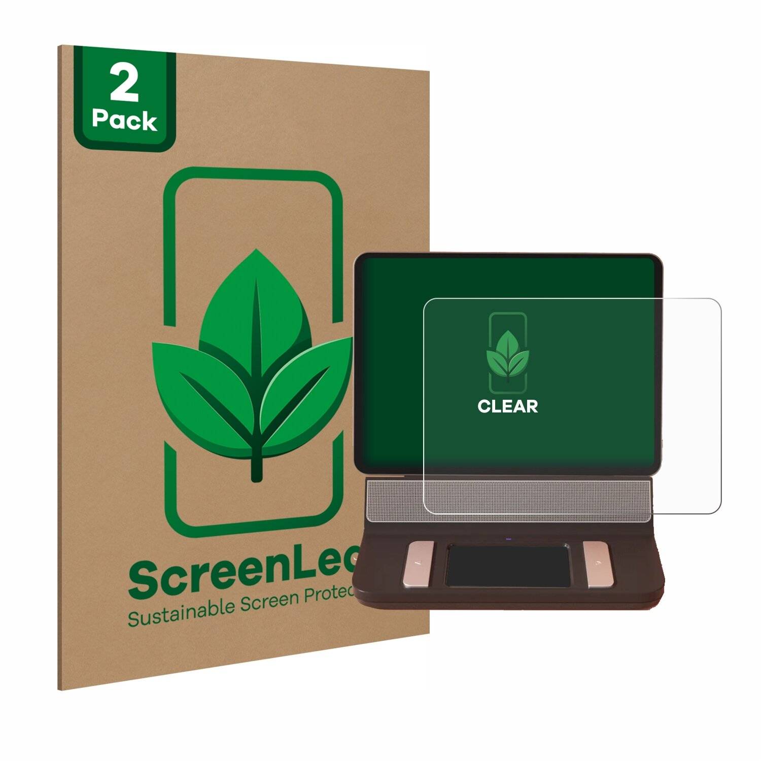 2x ScreenLeaf Clear Nachhaltiger Displayschutz für Enna