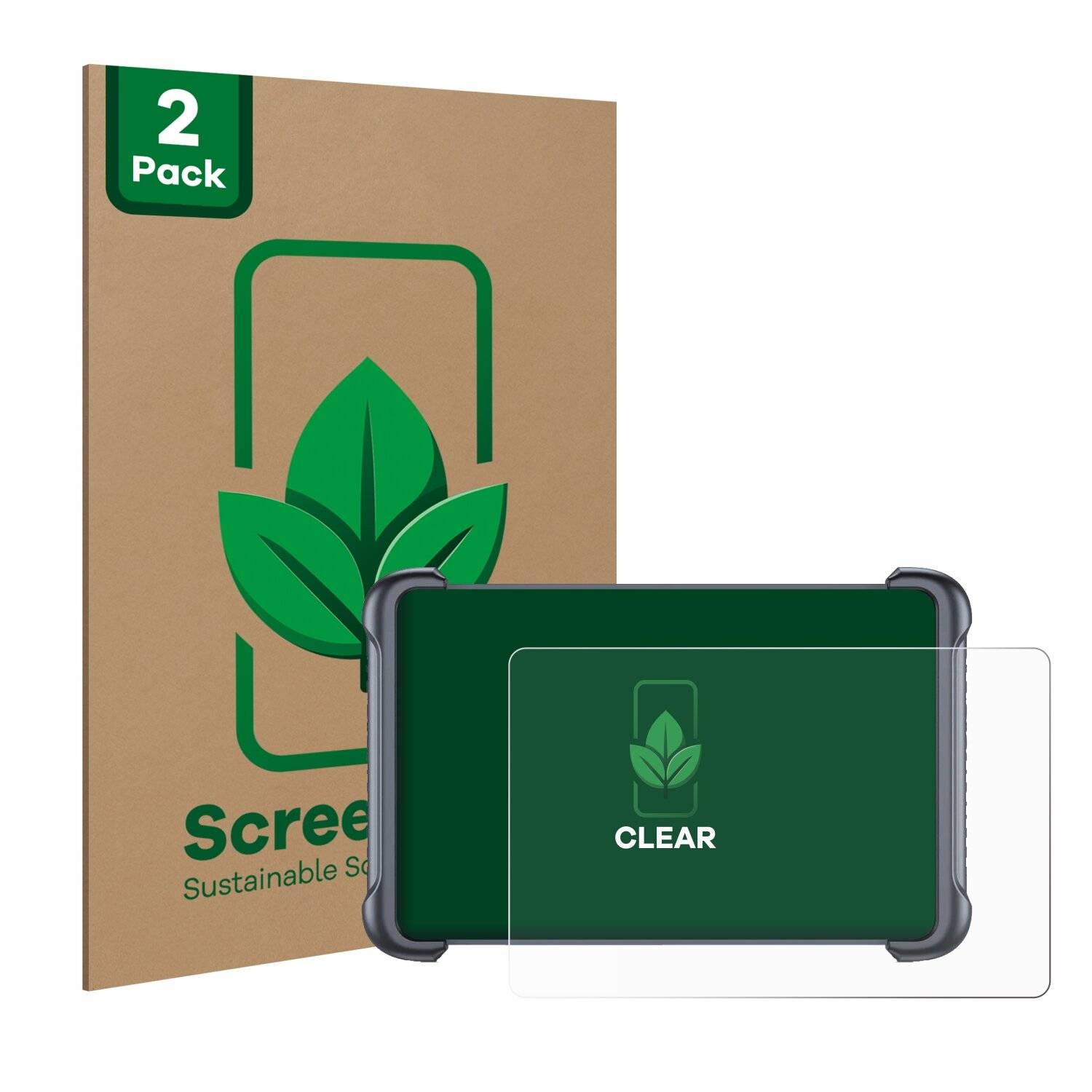 2x ScreenLeaf Clear Nachhaltiger Displayschutz für Thinkcar Thinkscan