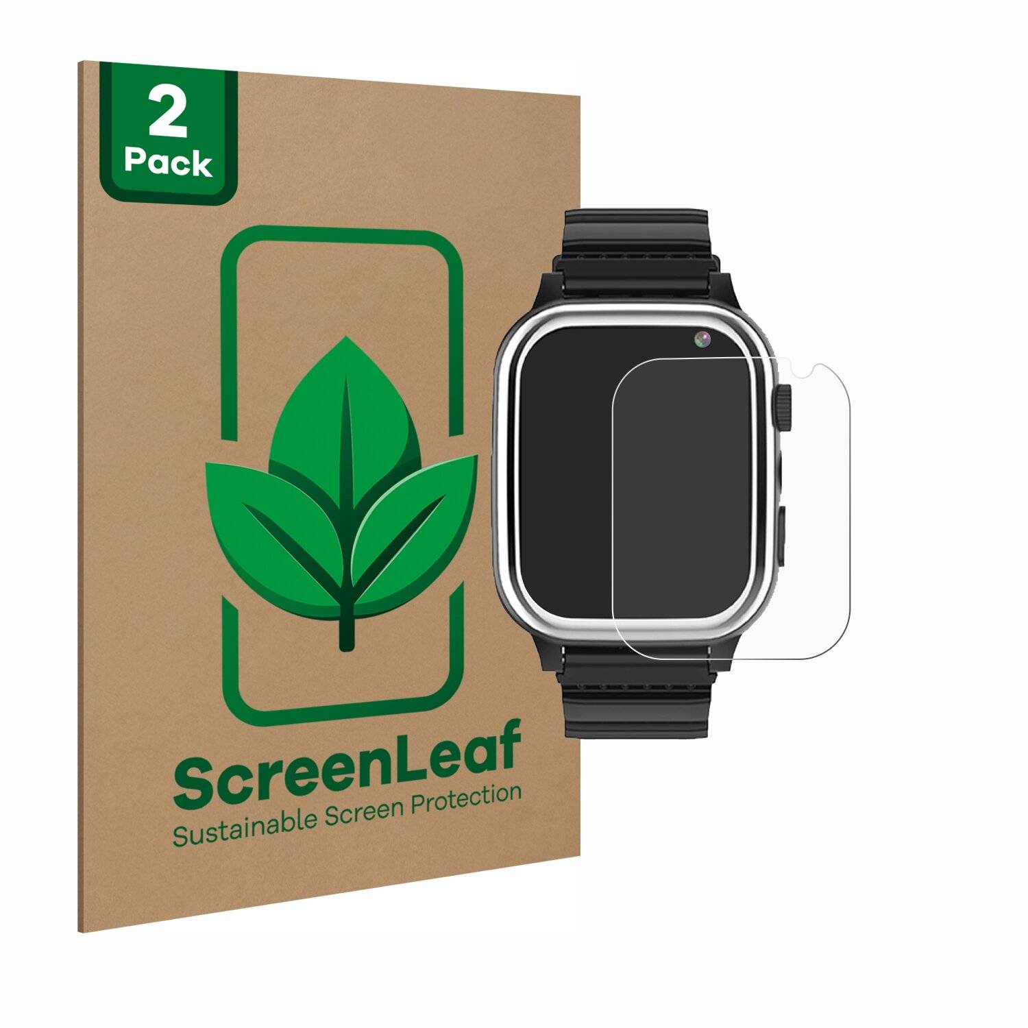 2x ScreenLeaf Clear Nachhaltiger Displayschutz für Kesasohe
