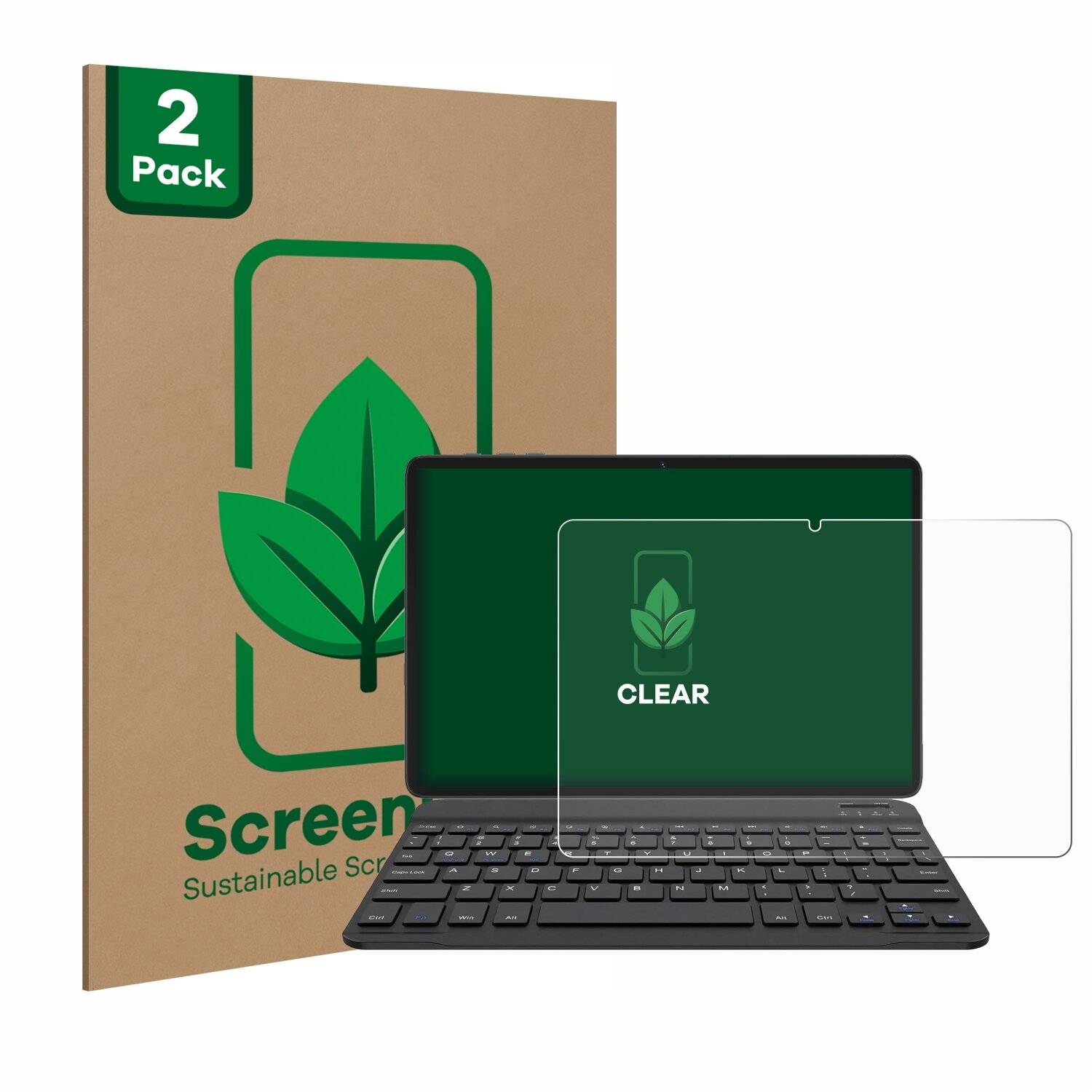 2x ScreenLeaf Clear Nachhaltiger Displayschutz für BESTTAB