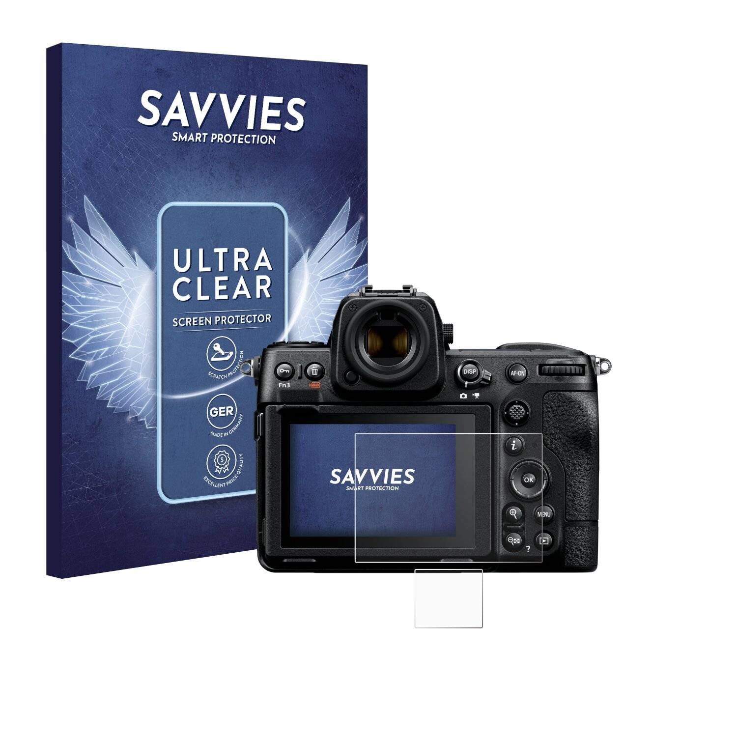 18x Savvies Displayschutz-Folie für Nikon Z 8 (Display +