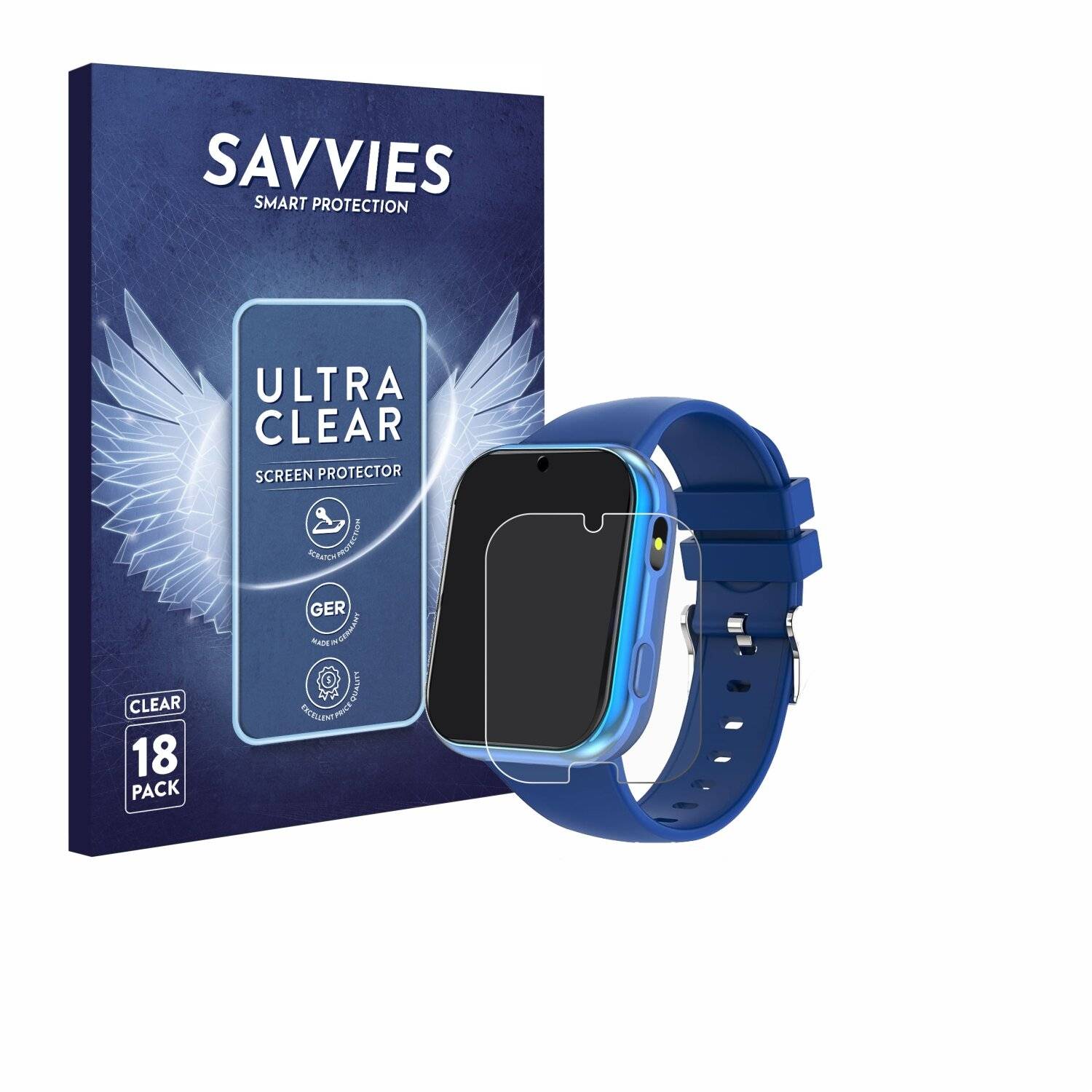 18x Savvies Displayschutz-Folie für Eowfox