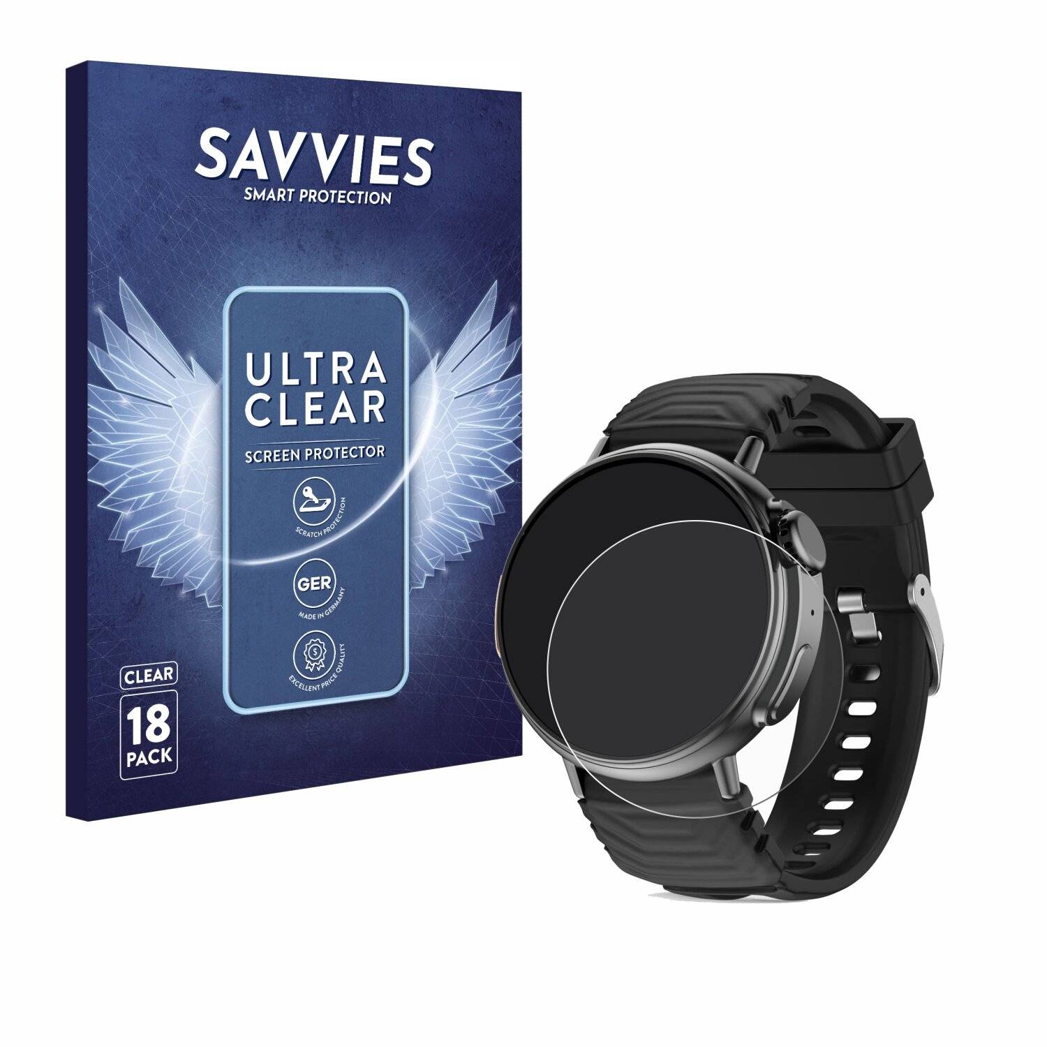 18x Savvies Displayschutz-Folie für AMZSA