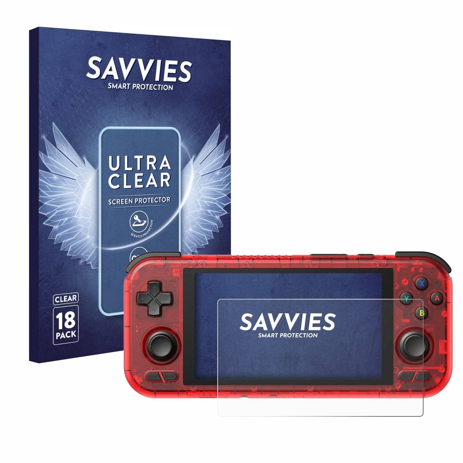 18x Savvies Displayschutz-Folie für Retroid Pocket
