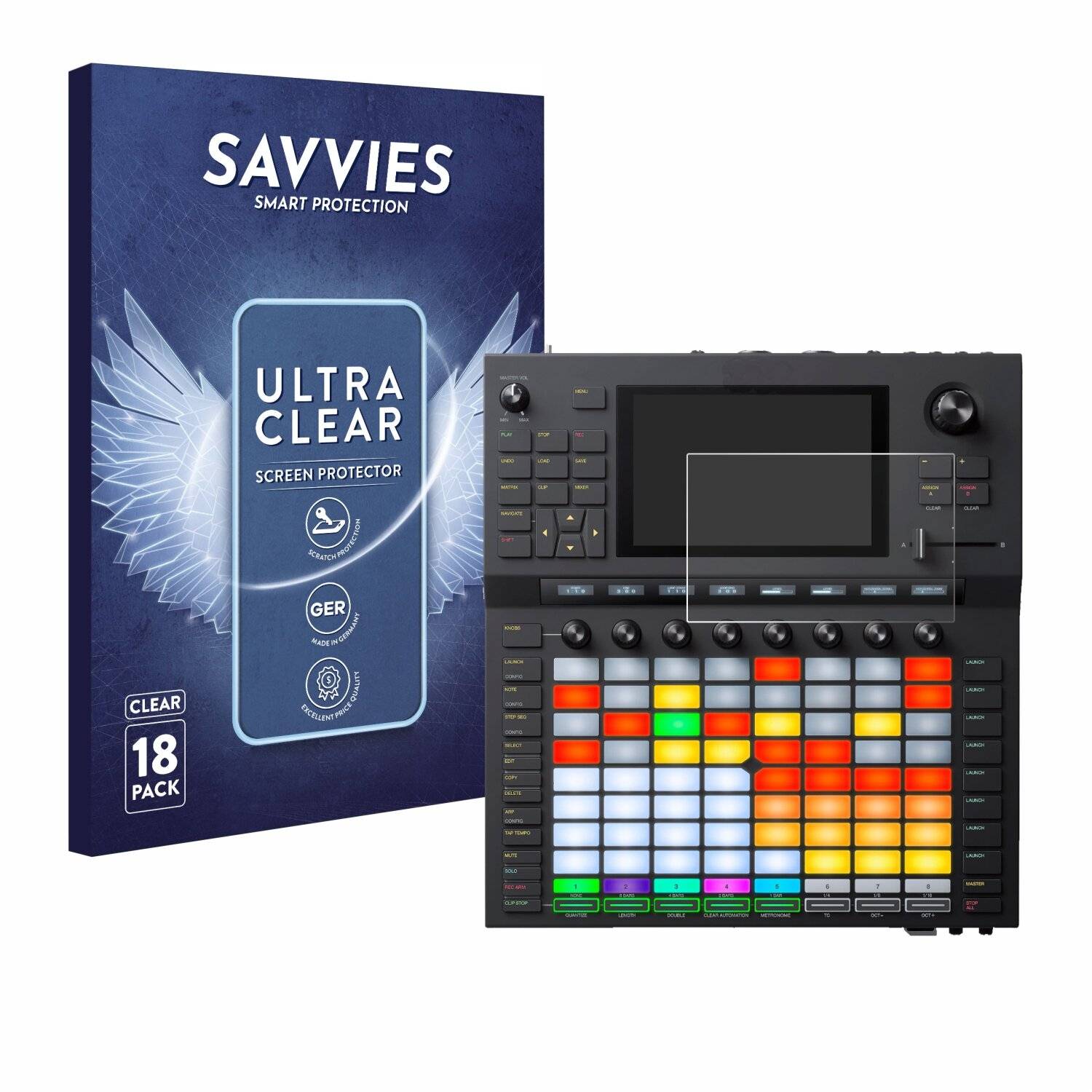 18x Savvies Displayschutz-Folie für Akai