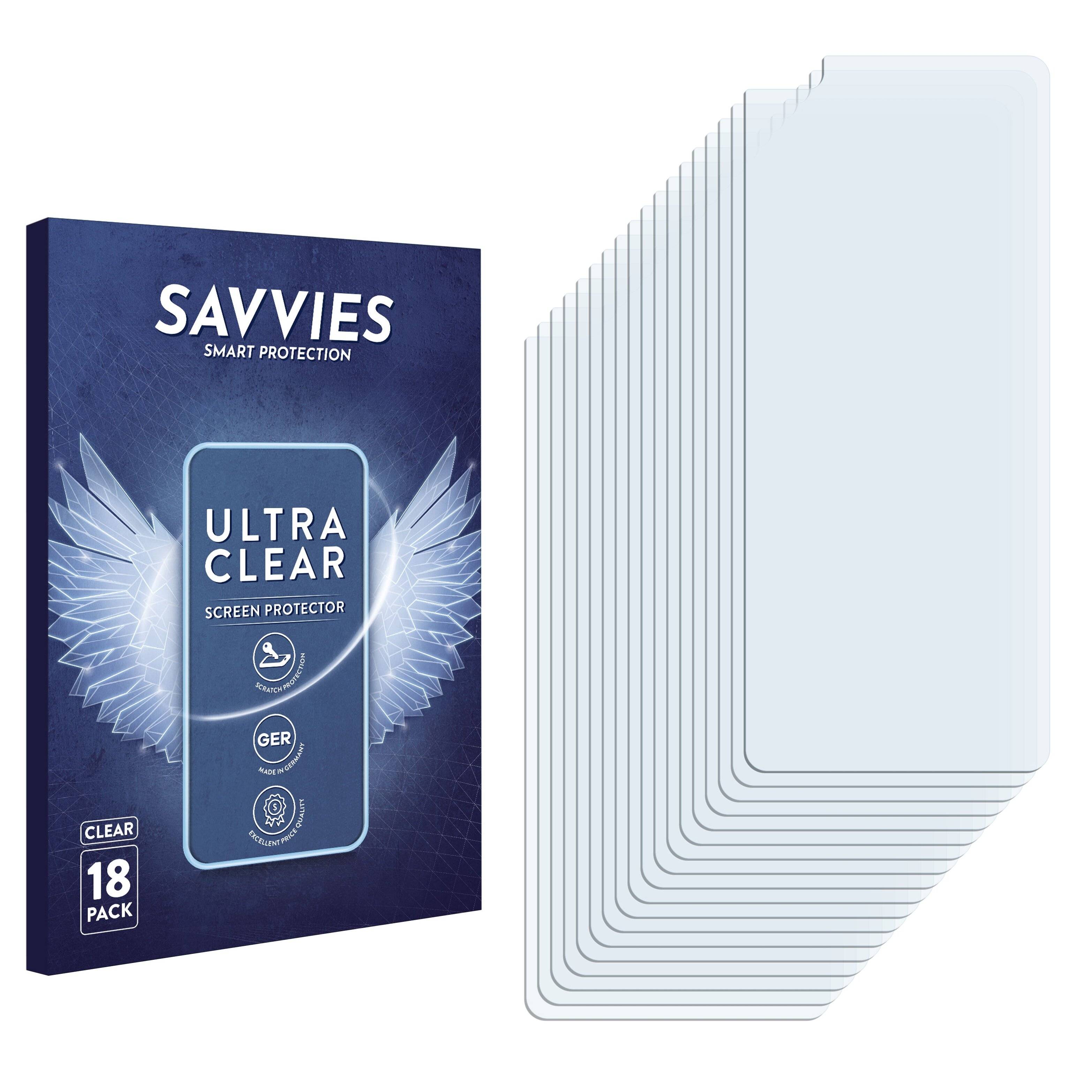 18x Savvies Displayschutz-Folie für Tecno Camon 16