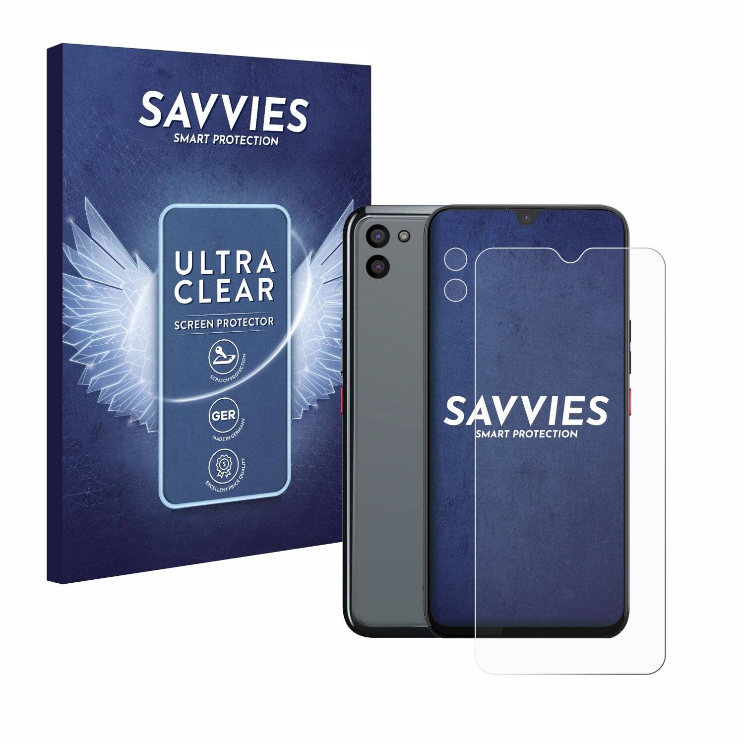 18x Savvies Displayschutz-Folie für Gigaset GS5 PRO SE