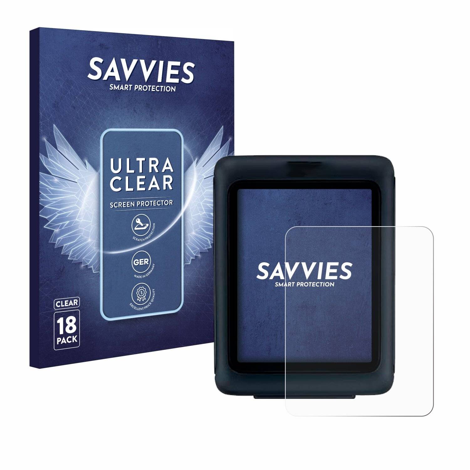 18x Savvies Displayschutz-Folie für Sigma BC 5.0