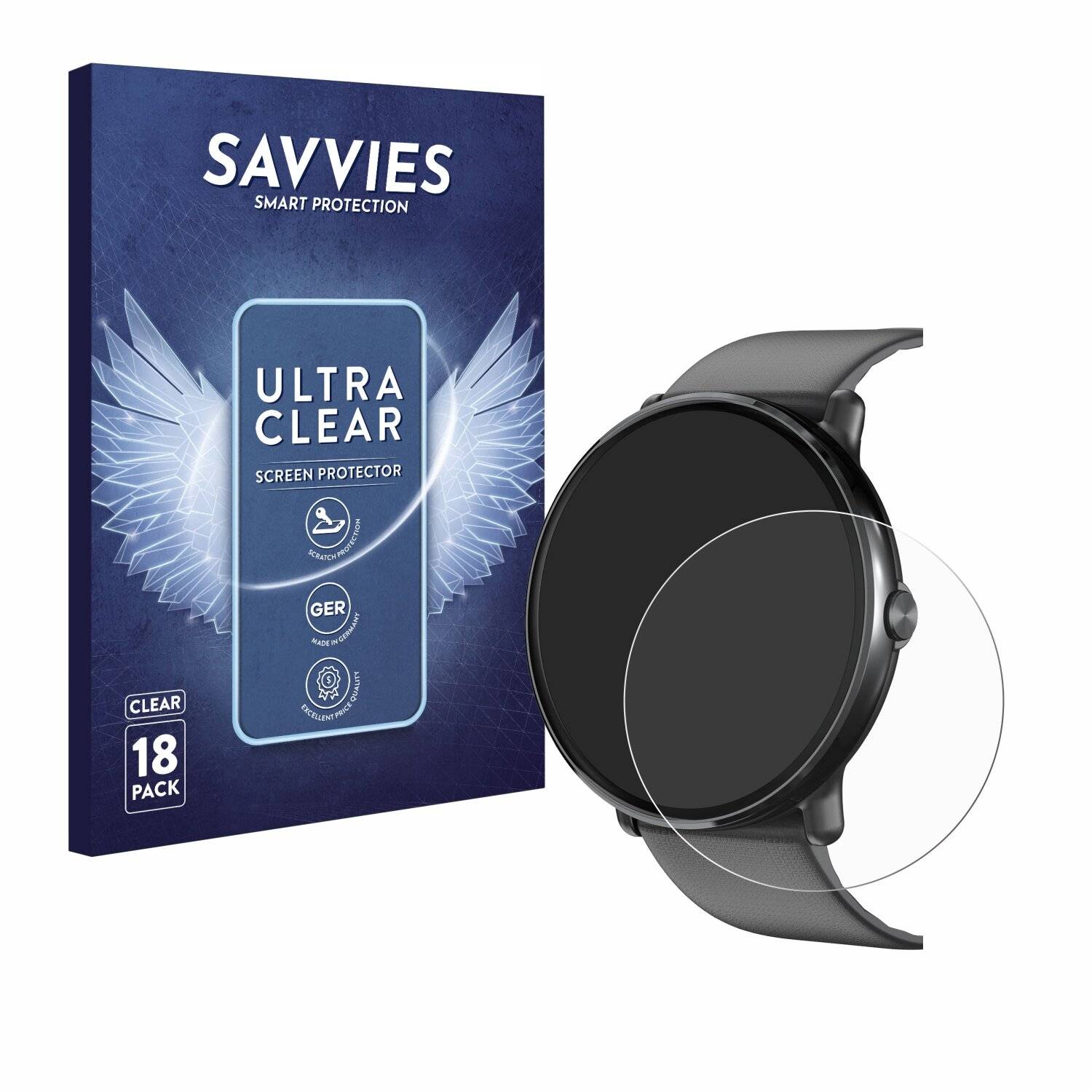 18x Savvies Displayschutz-Folie für Gerpeng S66