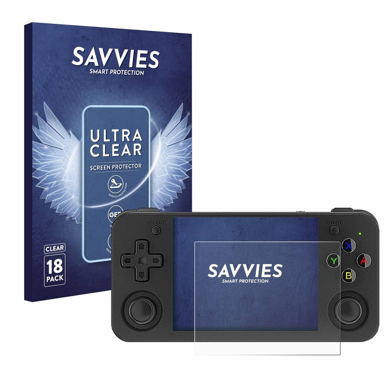 18x Savvies Displayschutz-Folie für Anbernic RG35XX