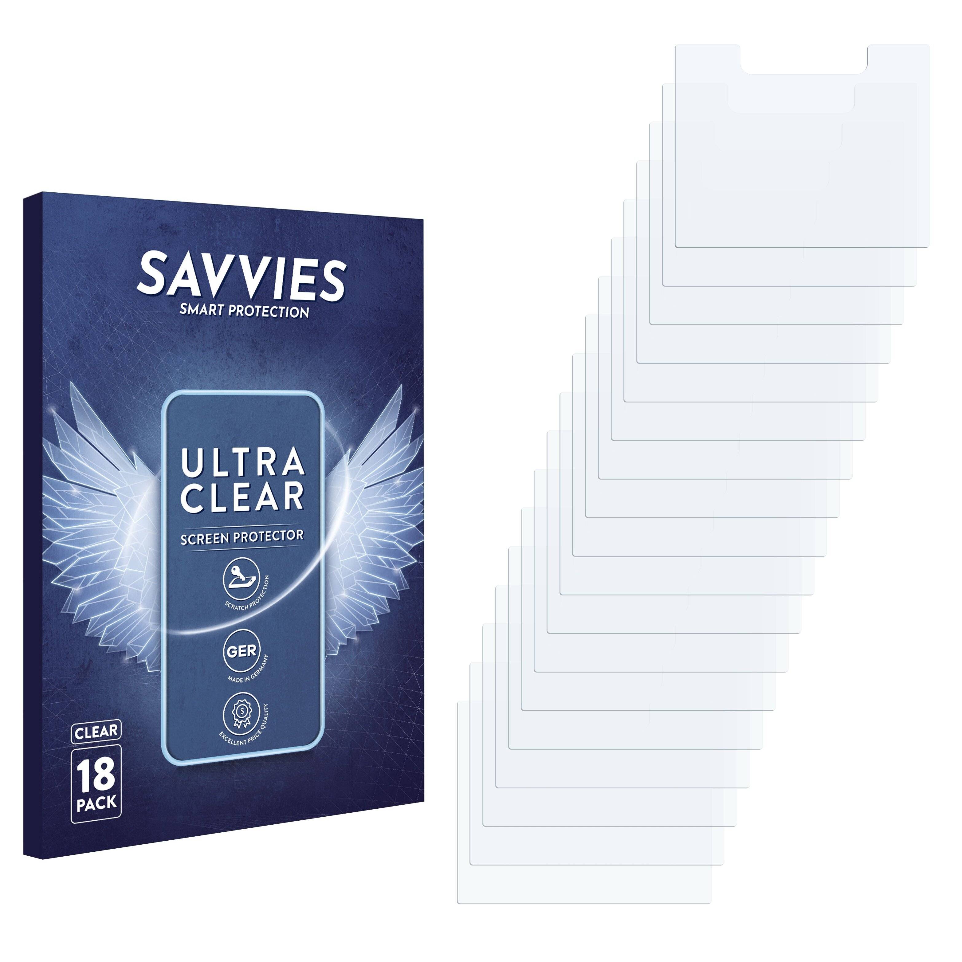 18x Savvies Displayschutz-Folie für NUX B-8 Wireless