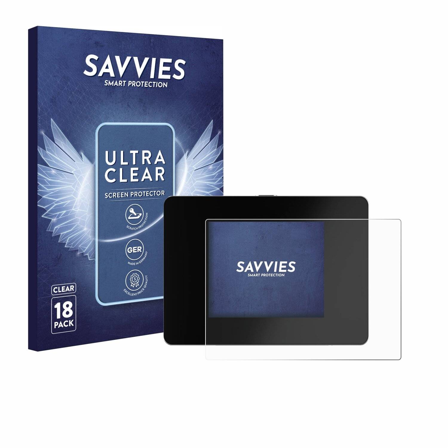 18x Savvies Displayschutz-Folie für REINER SCT Authenticator